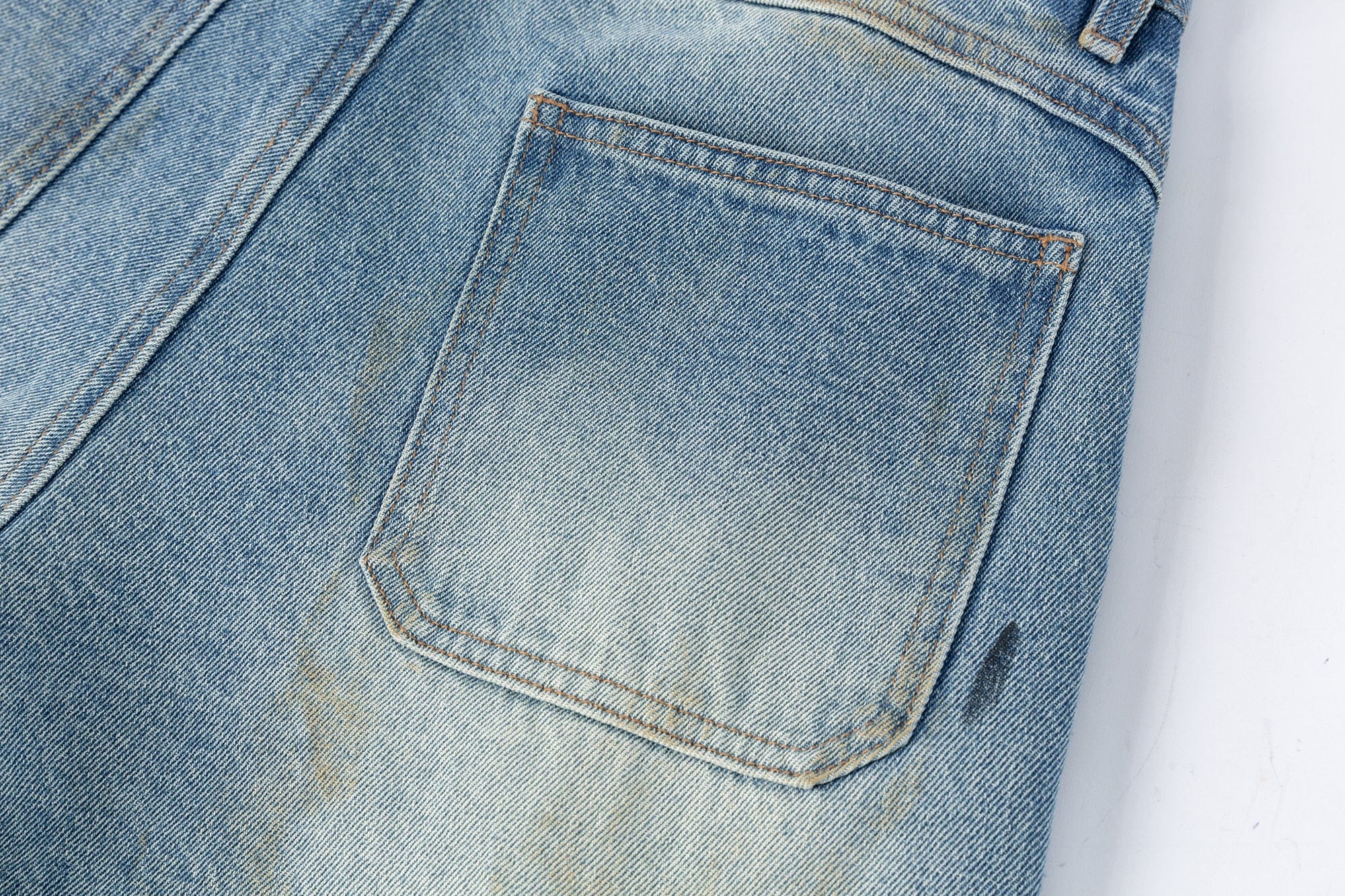 SOFITTE Splatter Stain Utility Cargo Jeans