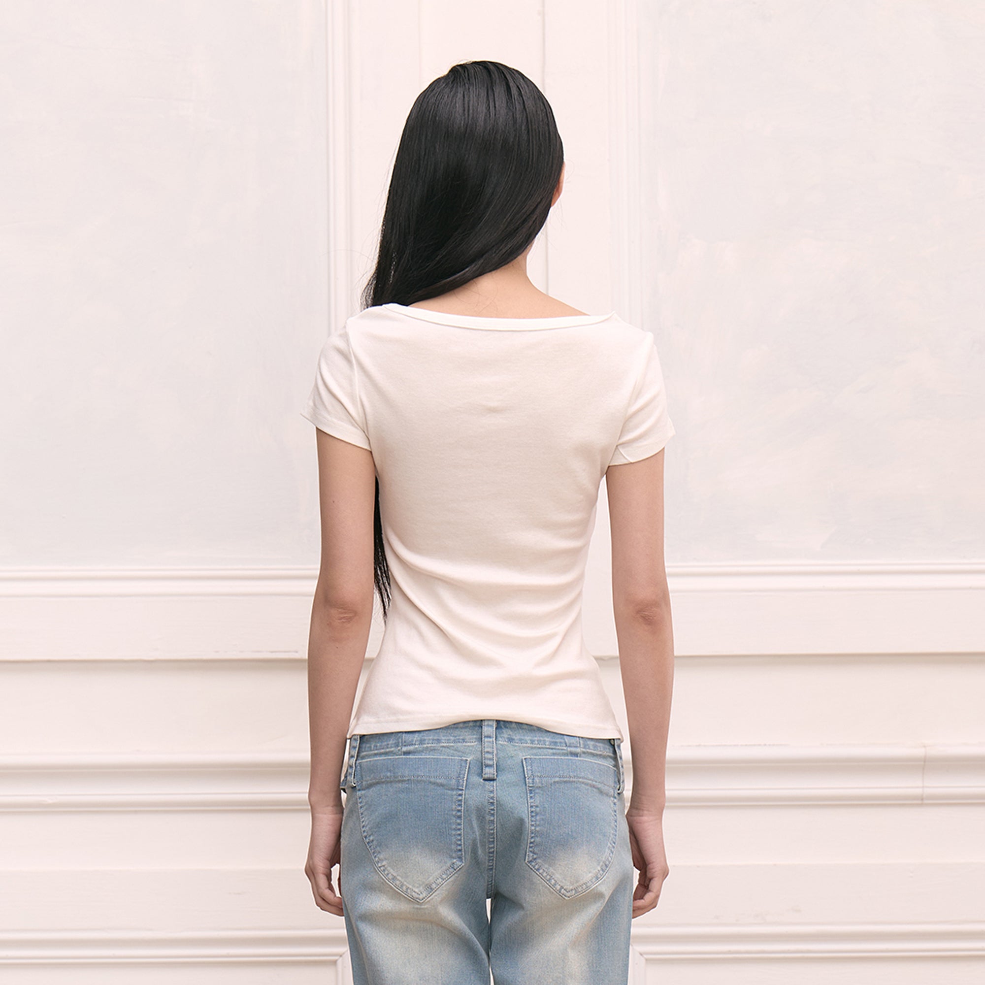 FAYCHUI Corset Graphic T-Shirt