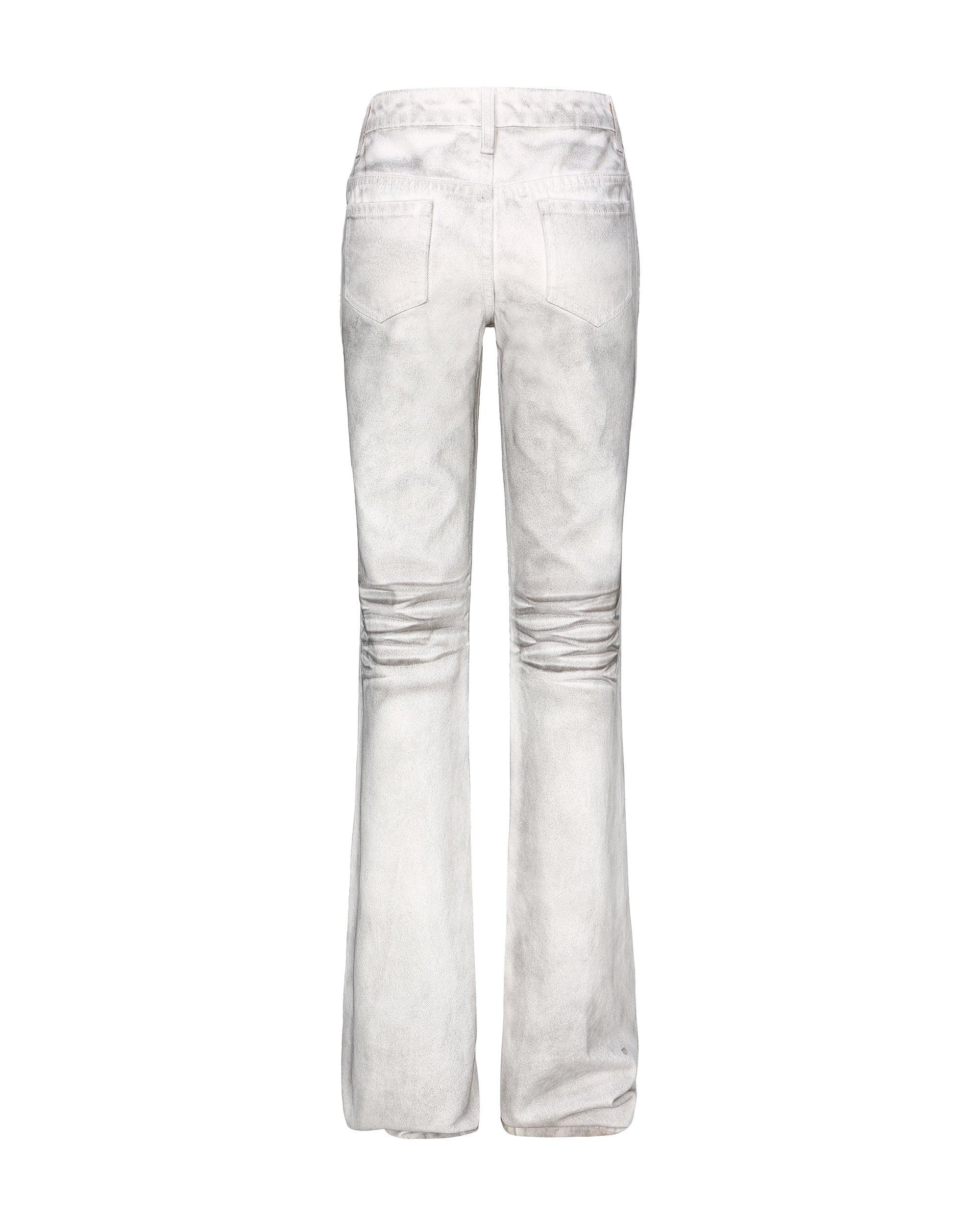 NEVER OFFEND L ANGEL Washed Heavy-Distressed Slim Jeans