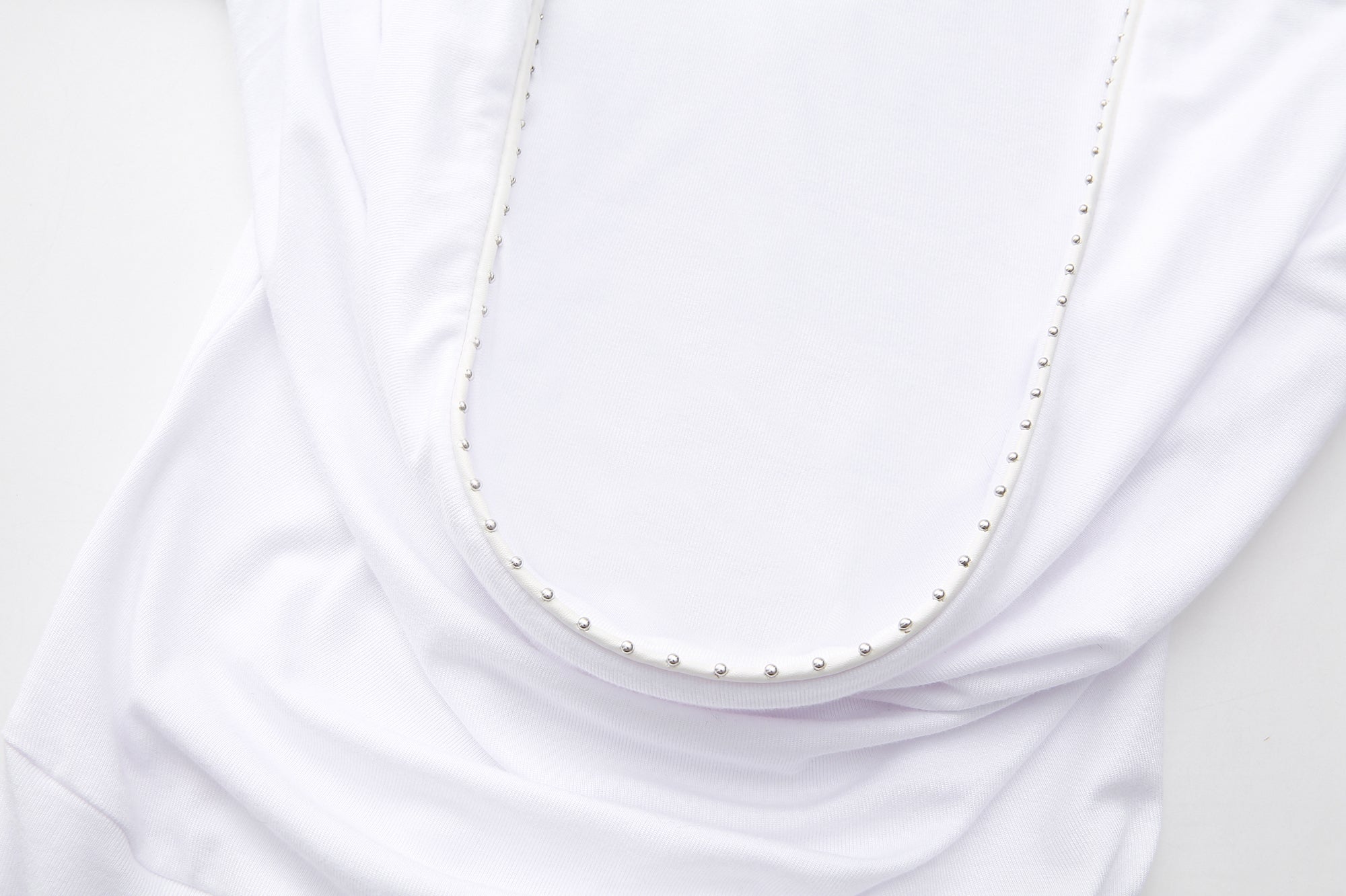 NEVER OFFEND L ANGEL Draped Off-Shoulder Slim Mini Dress