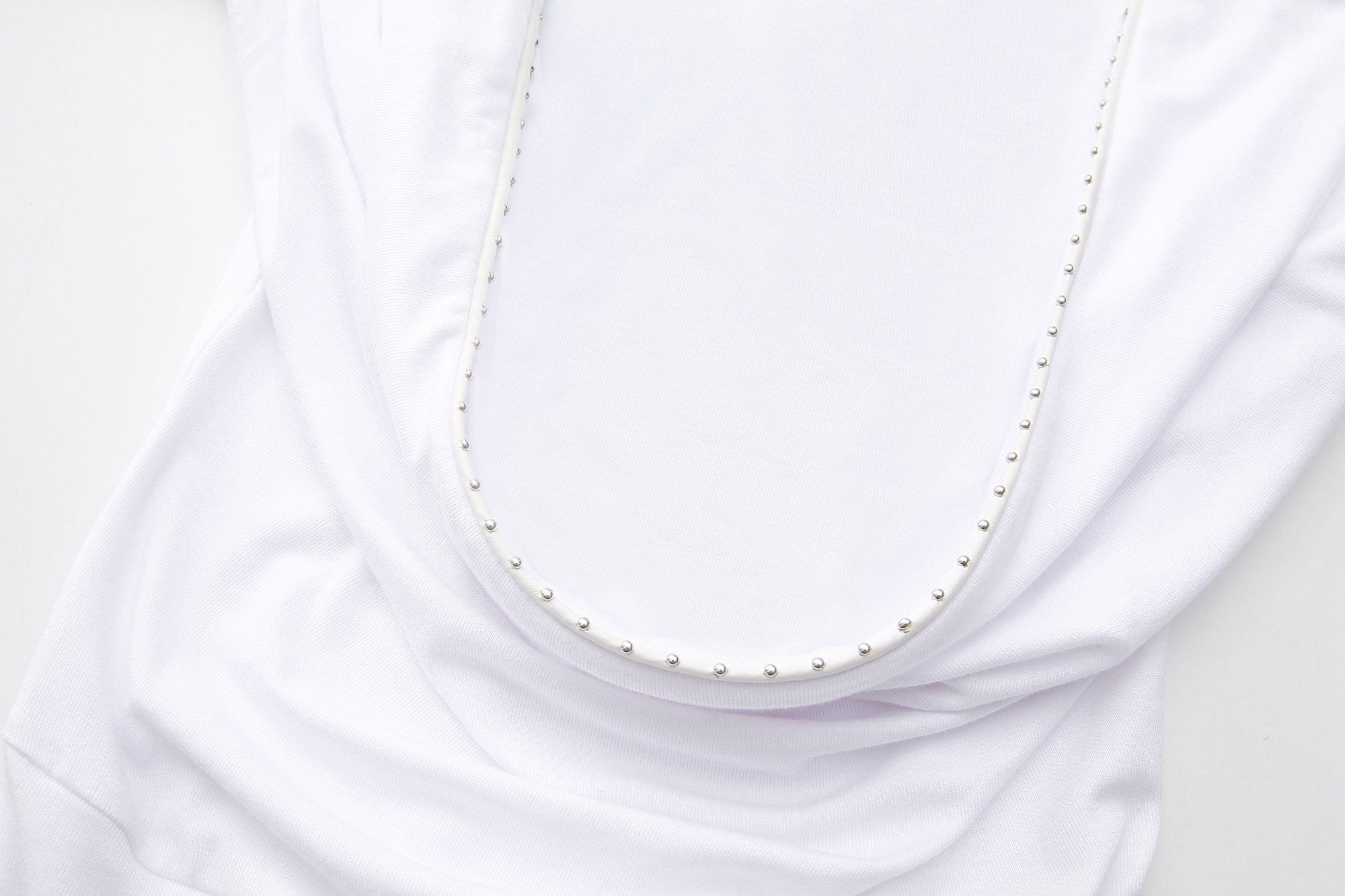 NEVER OFFEND L ANGEL Draped Off-Shoulder Slim Mini Dress