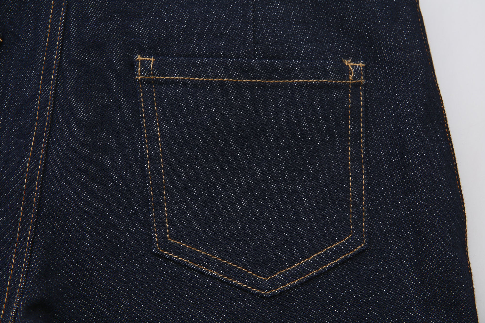 NEVER OFFEND L ANGEL Classic Low-Waist Flared Raw Jeans