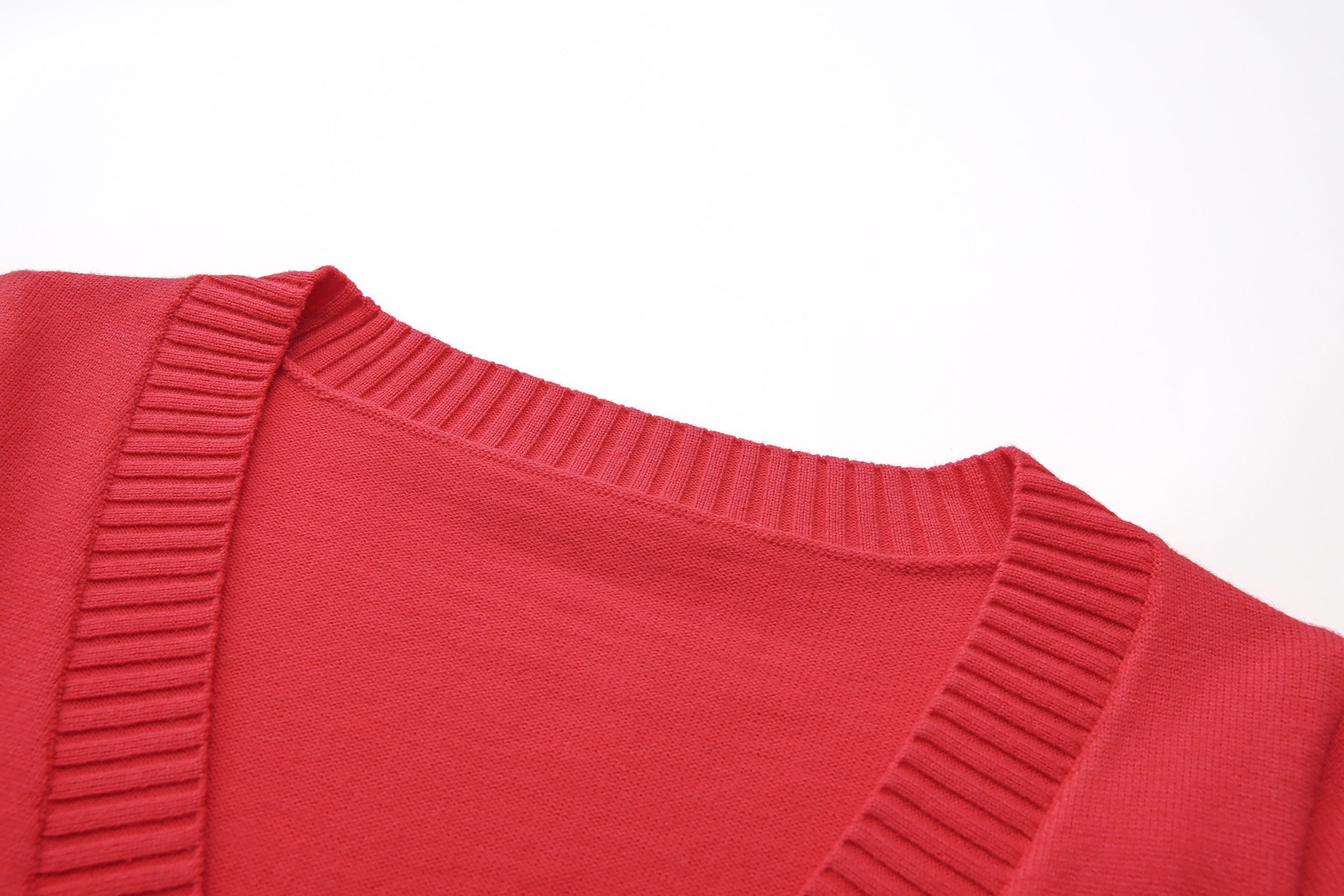 NEVER OFFEND L ANGEL Deep-V Knit Dress with Fringe Cape