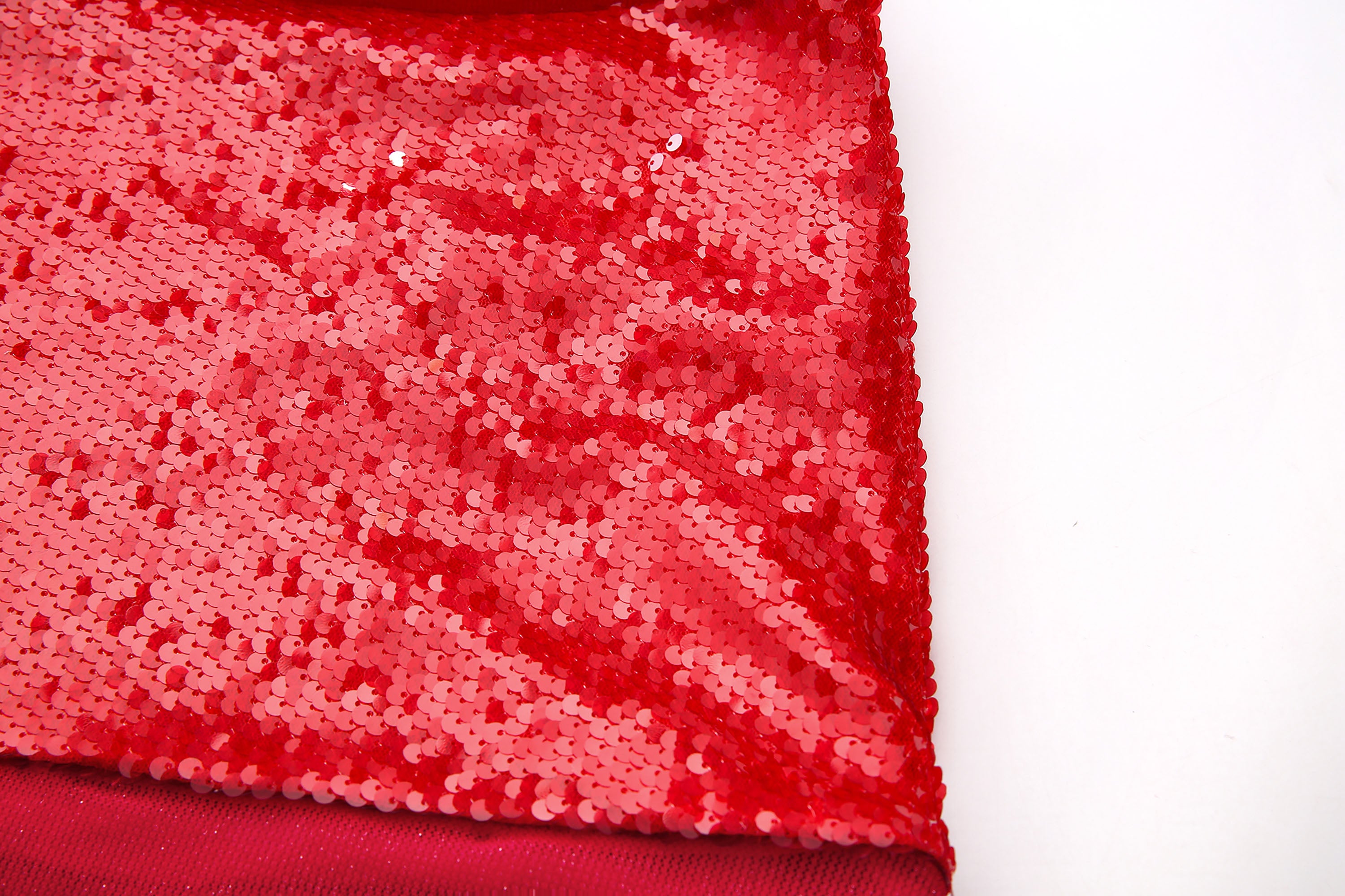 NEVER OFFEND L ANGEL Asymmetrical Hem Backless Sequin Halter Dress