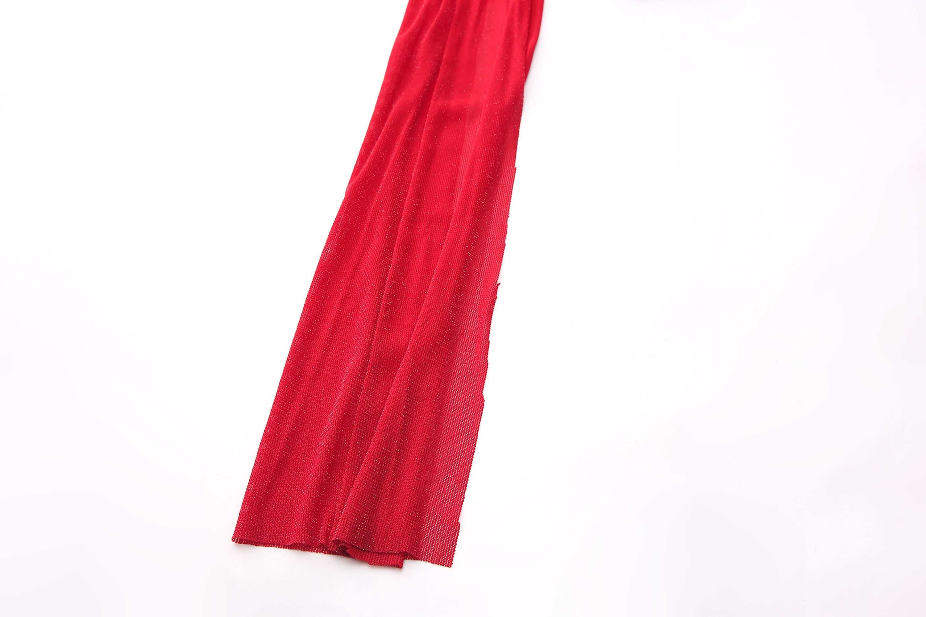 NEVER OFFEND L ANGEL Asymmetrical Hem Backless Sequin Halter Dress