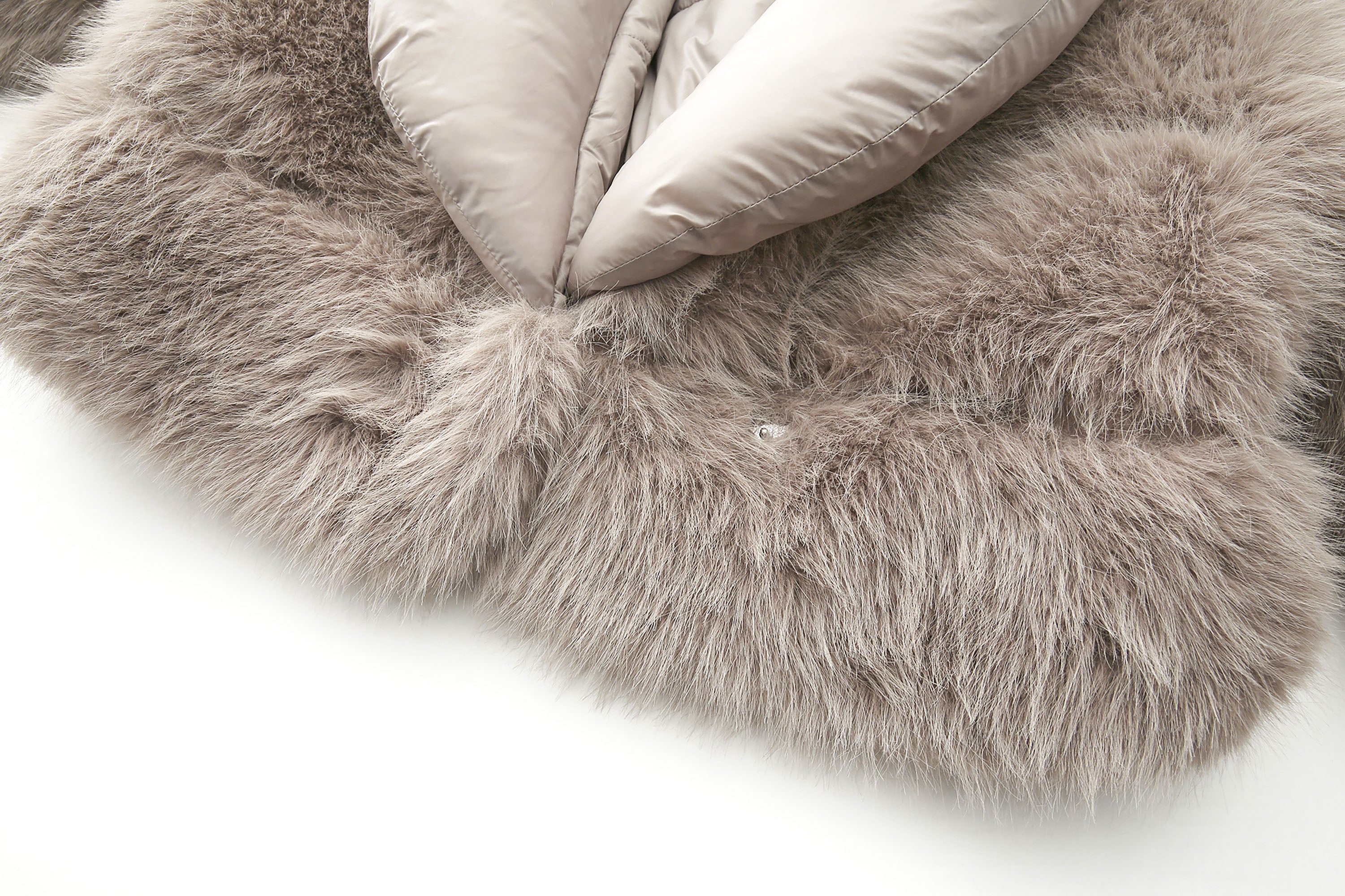 NEVER OFFEND L ANGEL Reversible Faux-Fur Cropped Puffer Jacket