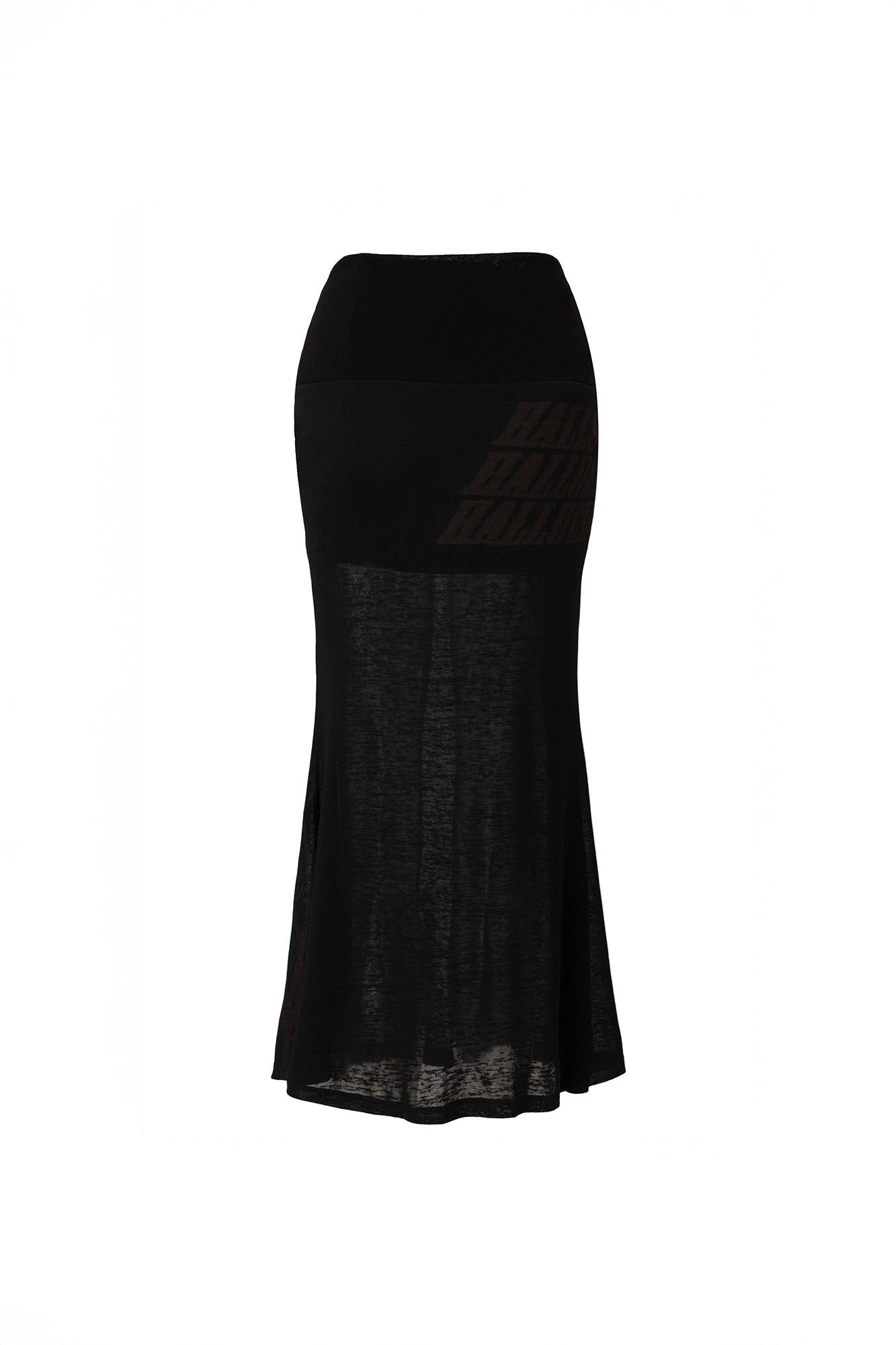 EMOHA Drawstring Sheer Mermaid Skirt
