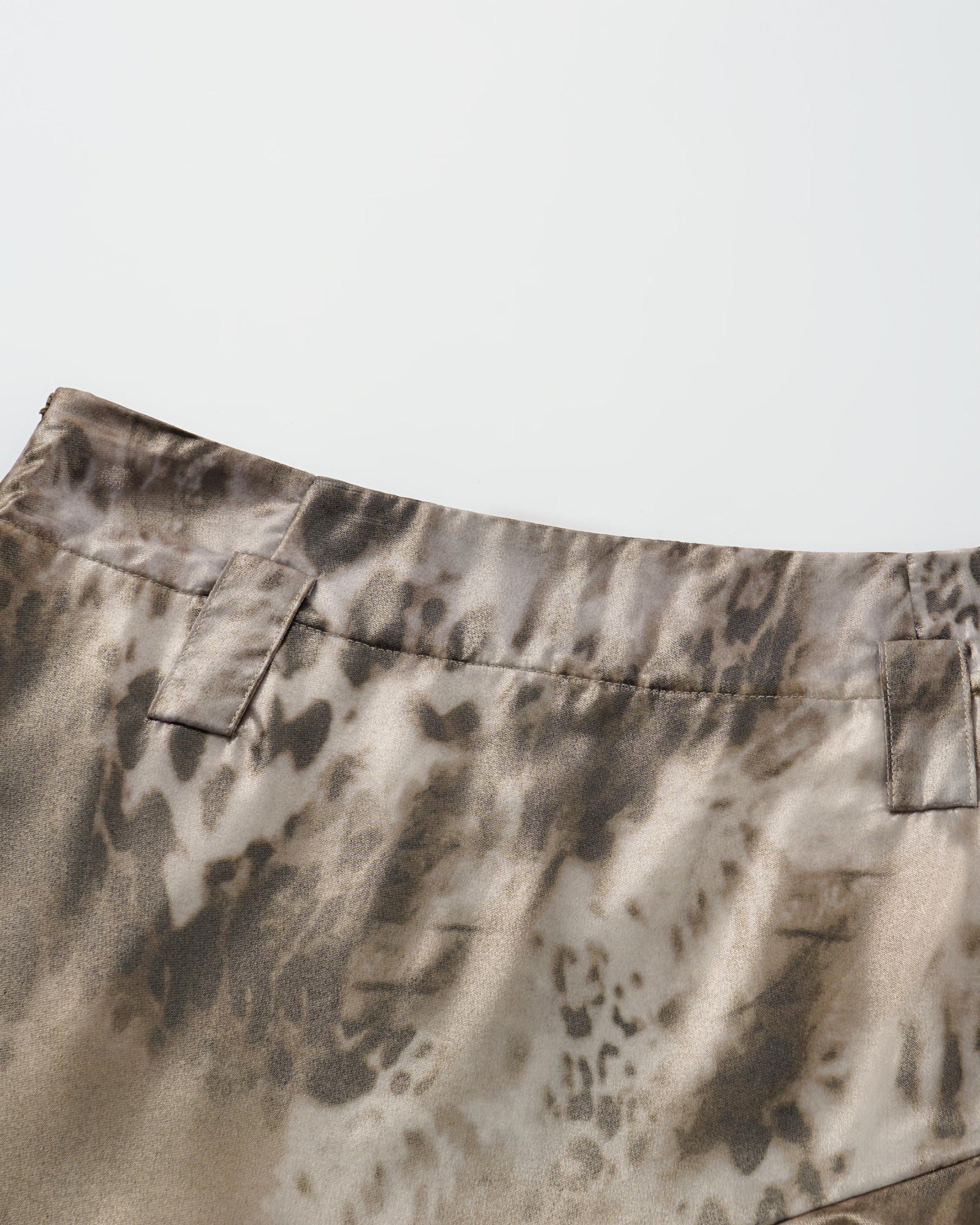 OINIMI Asymmetrical Sheer Fishtail Skirt