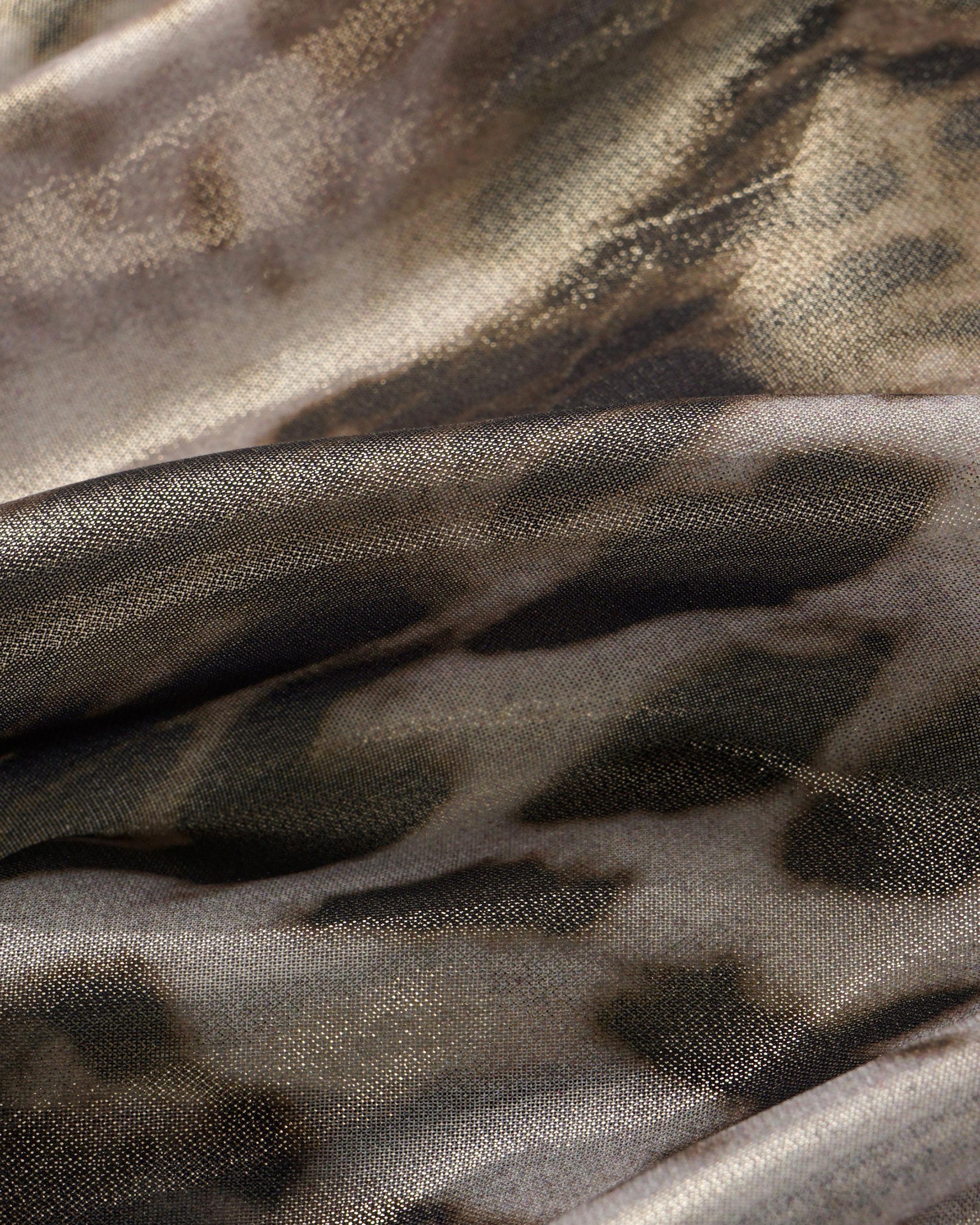 OINIMI Asymmetrical Sheer Fishtail Skirt