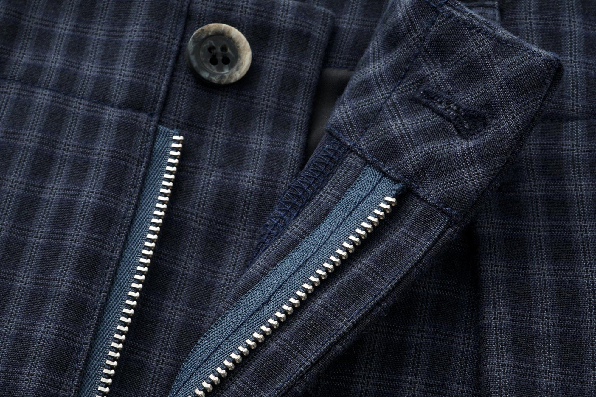 OINIMI Checked Pleated Wide-Leg Pants