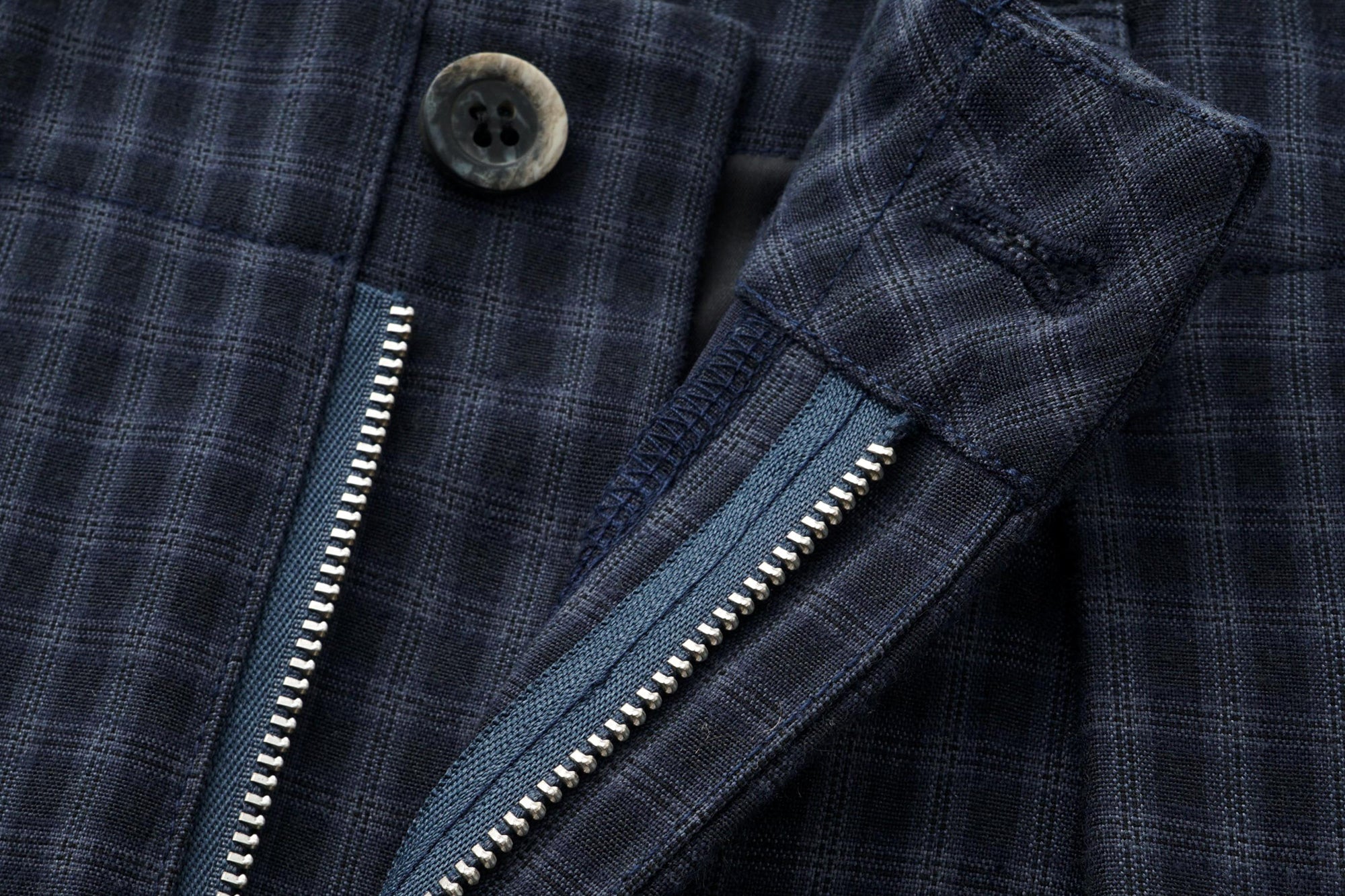 OINIMI Checked Pleated Wide-Leg Pants