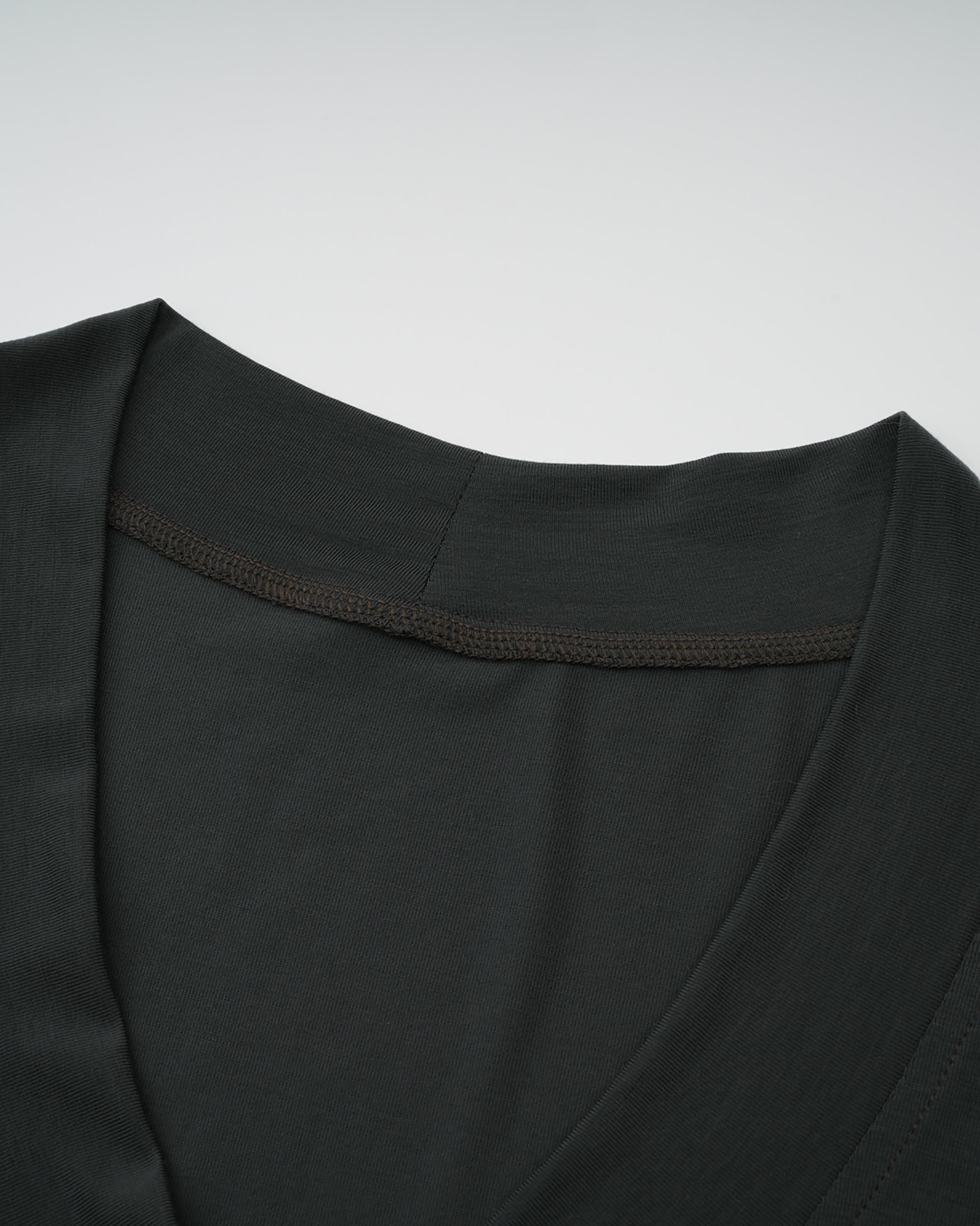 PCLA Draped Batwing Sleeve V-Neck Tee