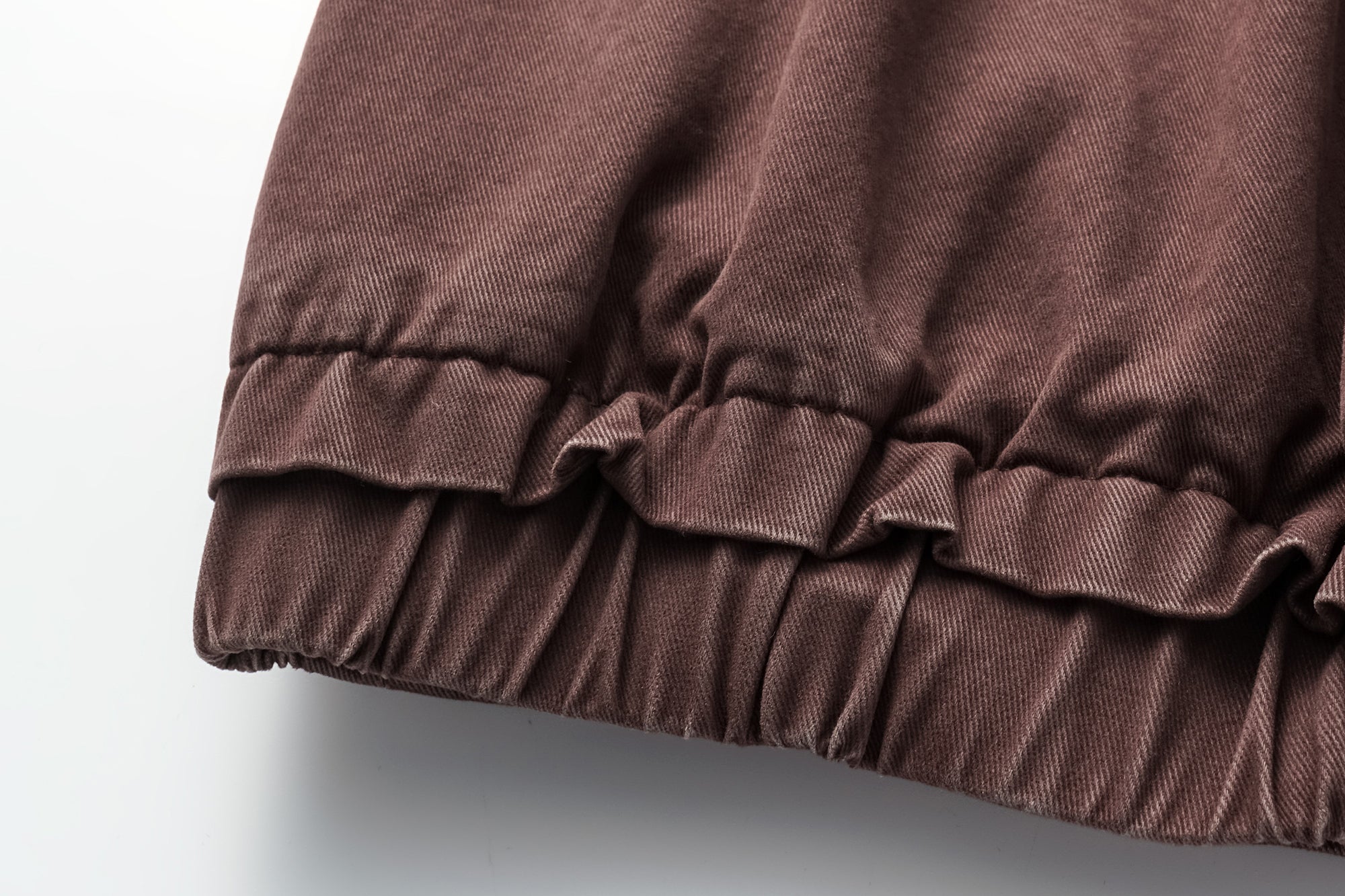 OINIMI Shoulder-Padded Twill Zip Vest