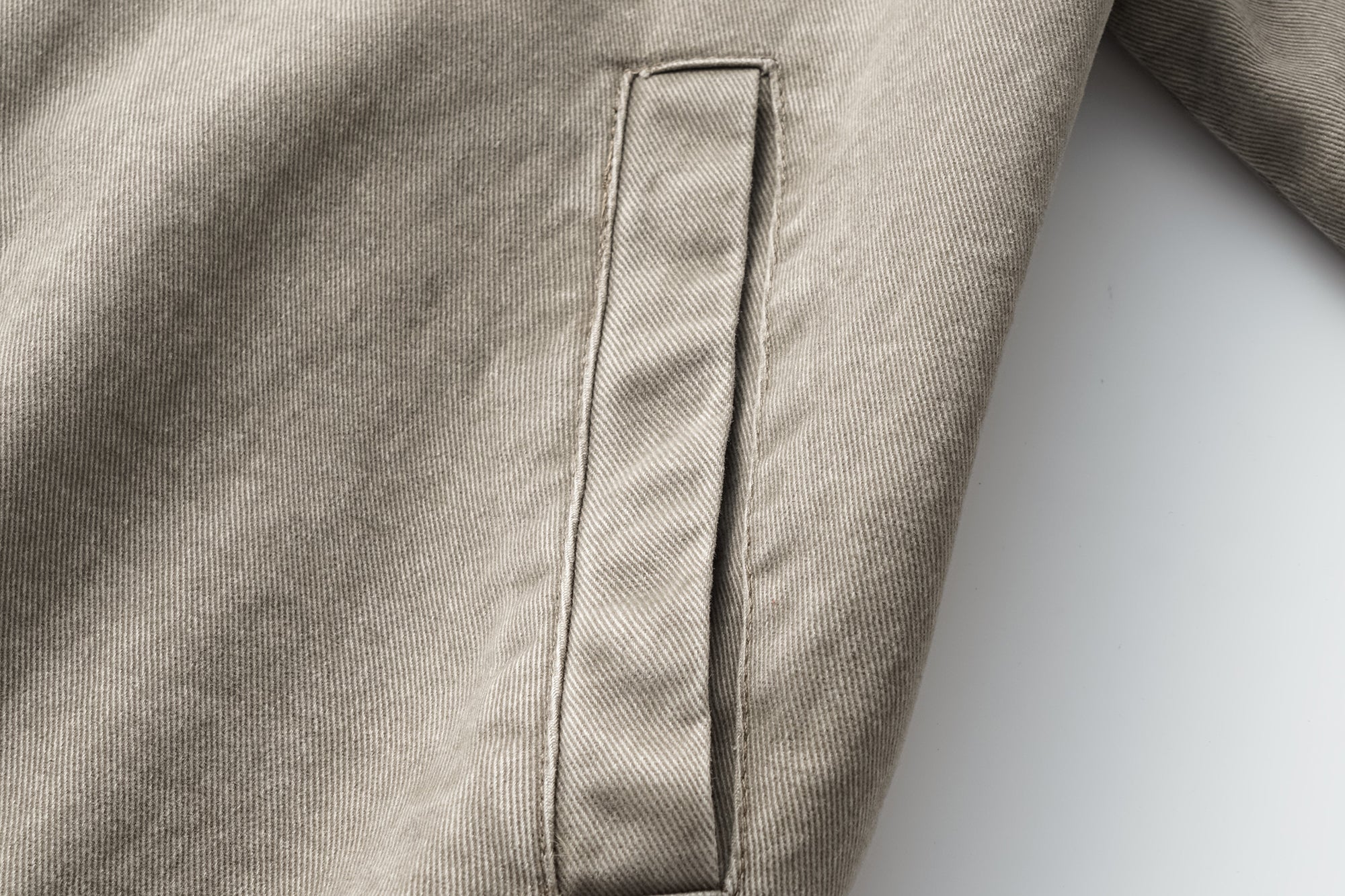 OINIMI Detachable Ruffle-Trim Harrington Jacket