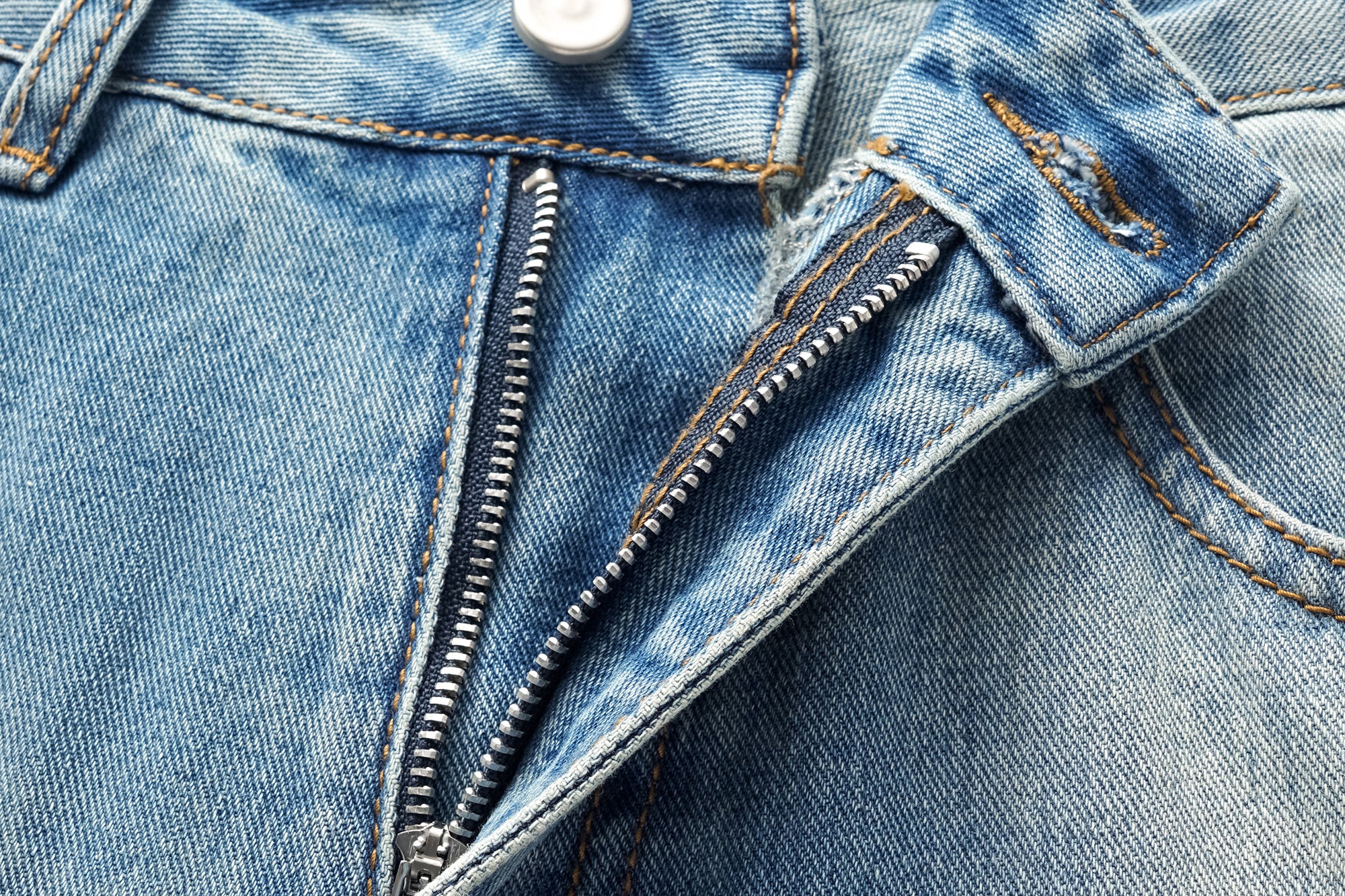 OINIMI Distressed Washed Wide-Leg Jeans