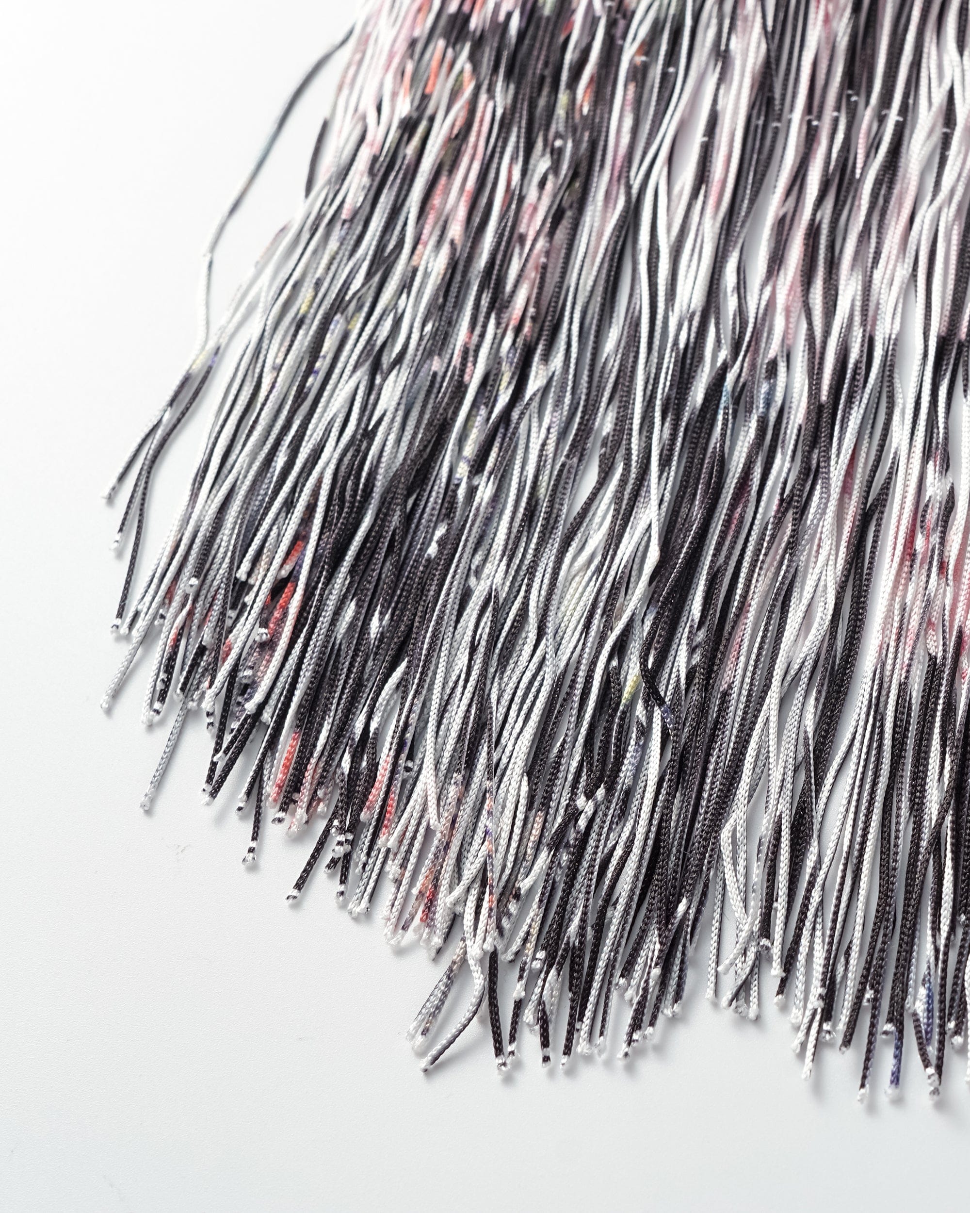 OINIMI Floral Jacquard Fringe Saddle Bag