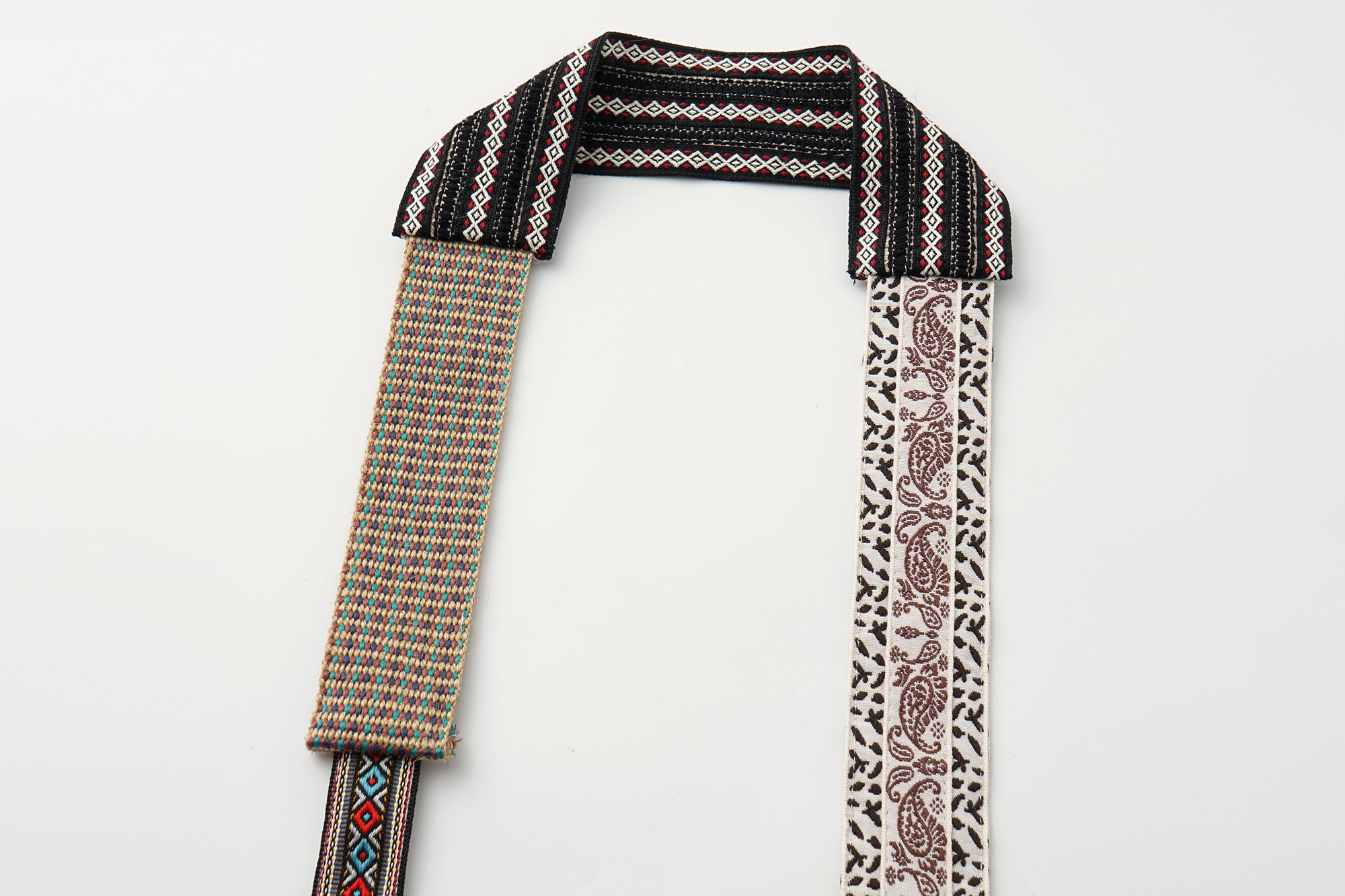 OINIMI Tribal-Strap Leopard Faux-Fur Crossbody Bag