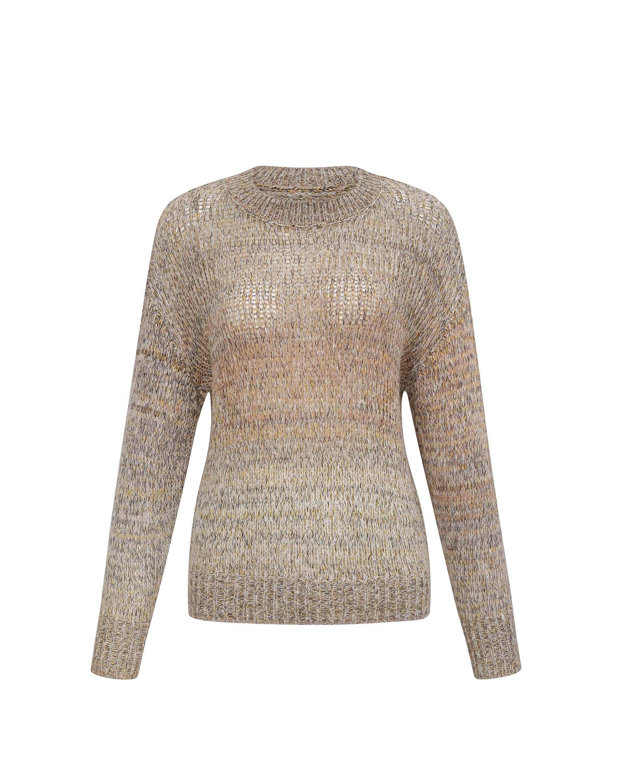 PCLA Gradient Open-Knit Oversized Sweater