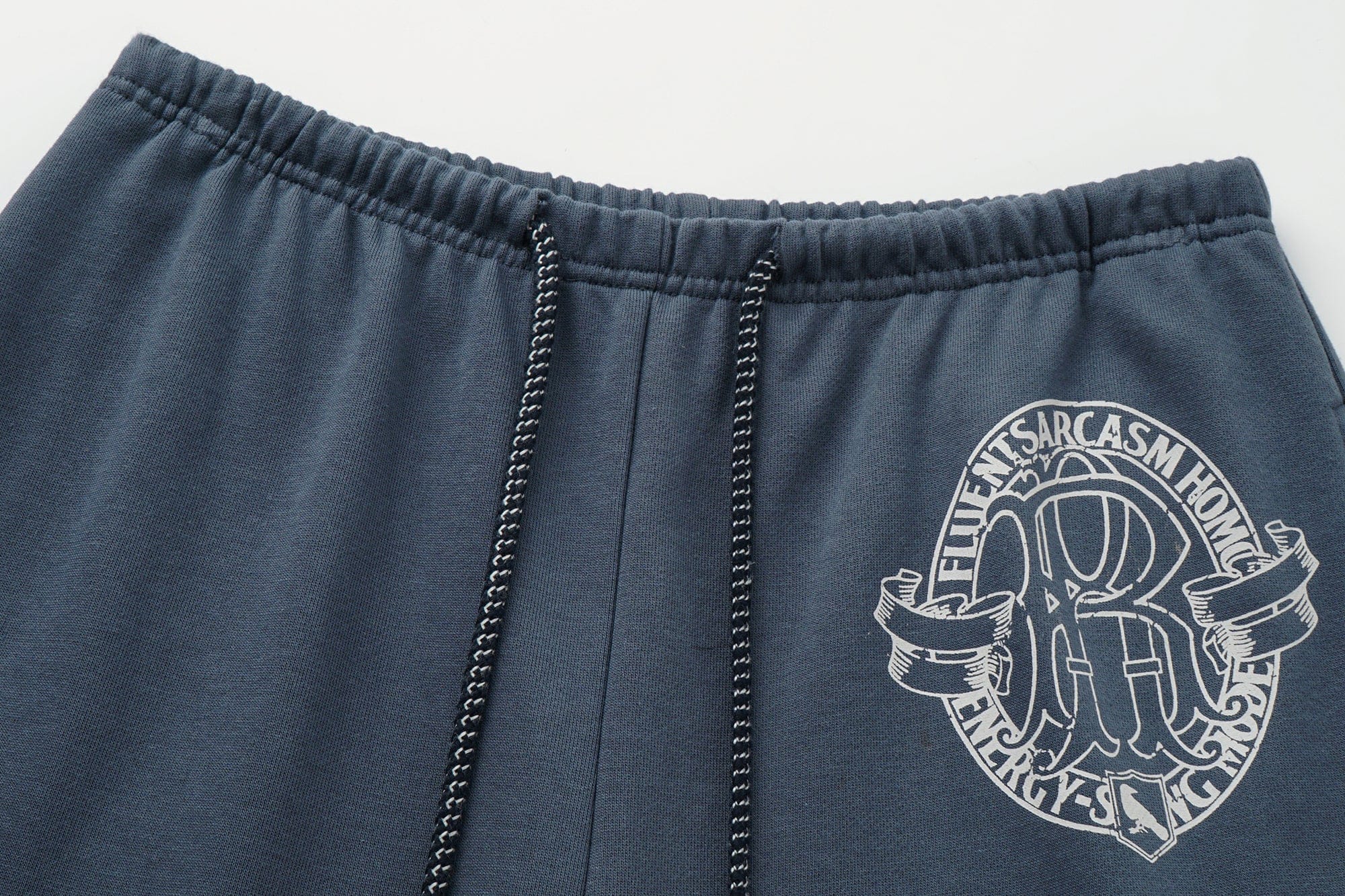 OINIMI Graphic Drawstring Wide-Leg Sweatpants