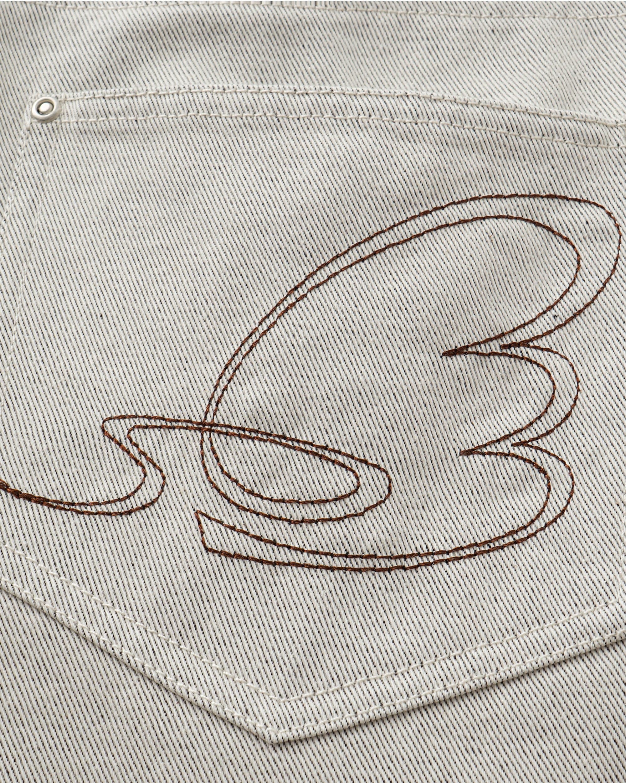 OINIMI Wing Stitch Double-Keen Straight-Leg Jeans