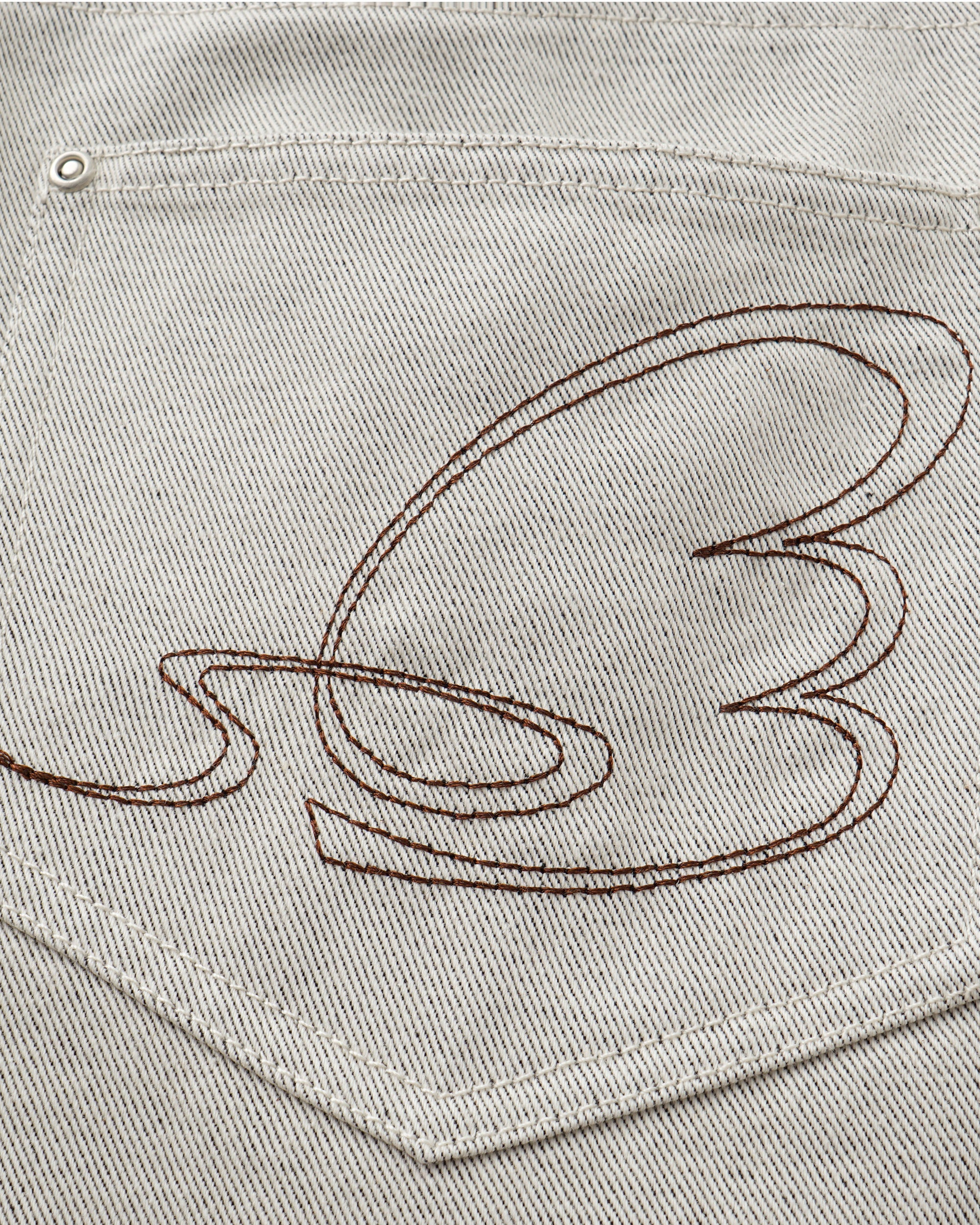 OINIMI Wing Stitch Double-Keen Straight-Leg Jeans