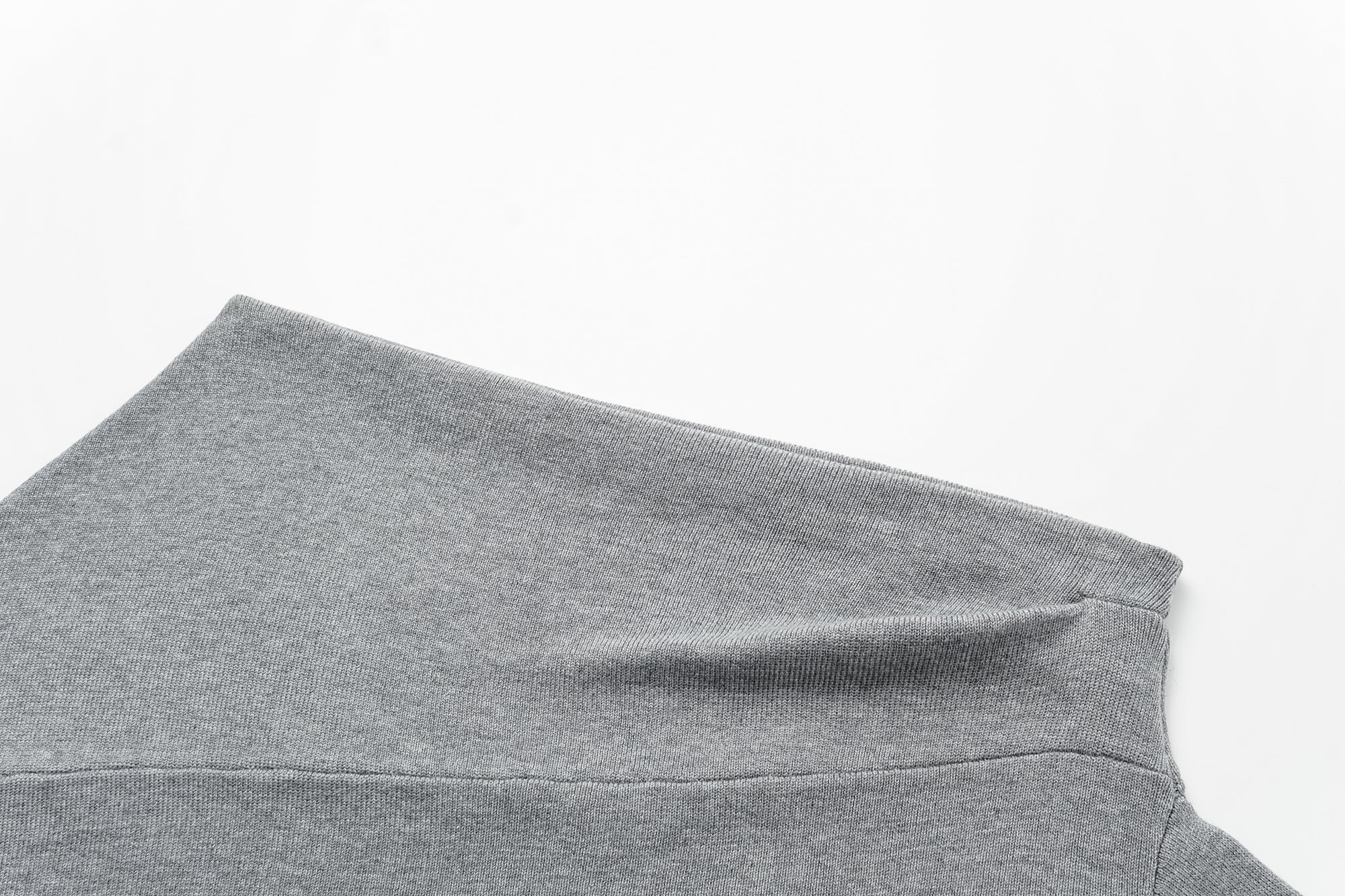 OINIMI Draped Merino Wool-Blend Sweatshirt