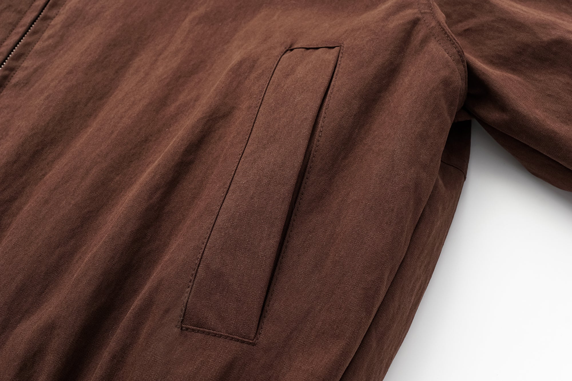 OINIMI Layered Detachable Faux-Fur Harrington Jacket