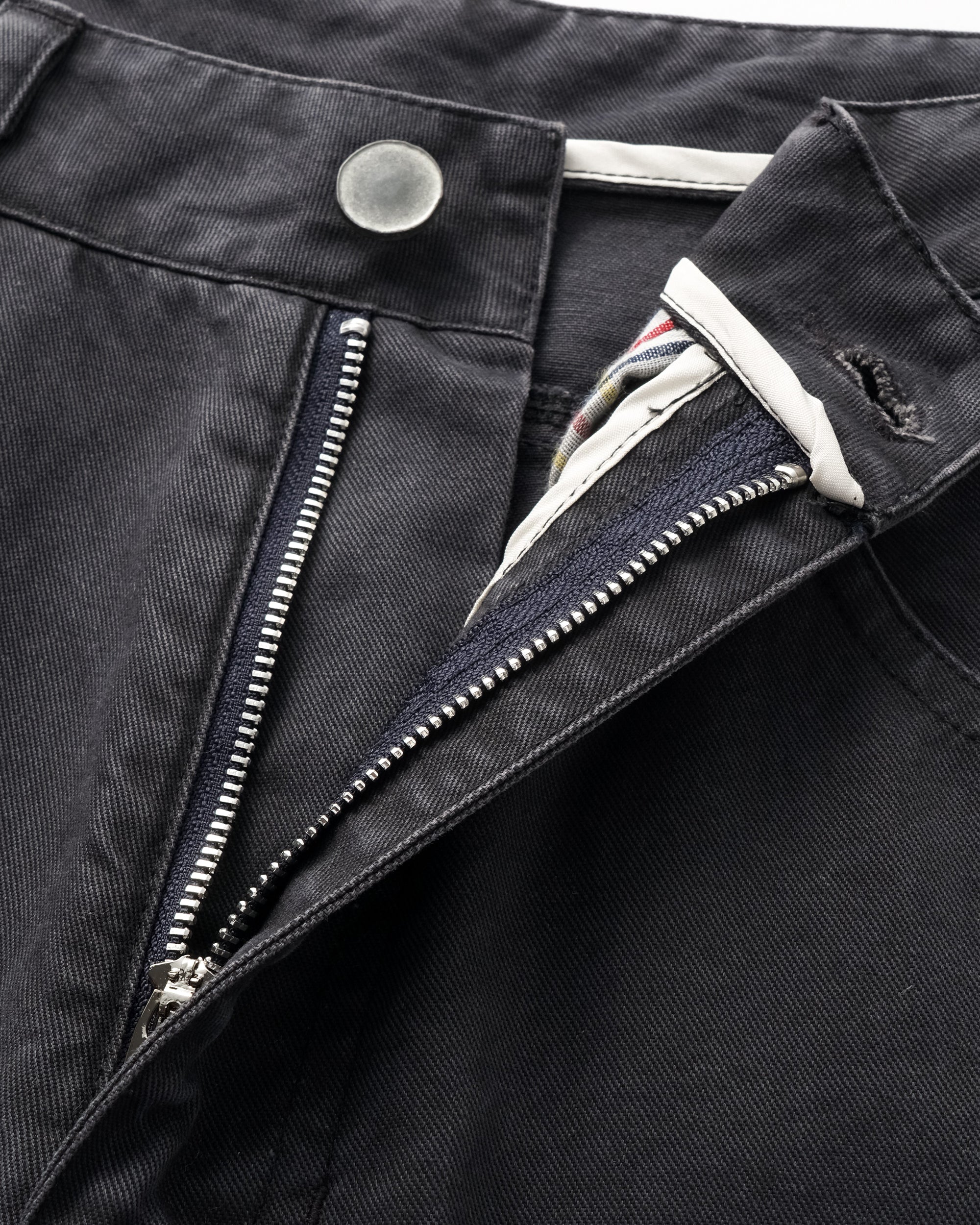 OINIMI Washed Curved Panel Wide-Leg Jeans