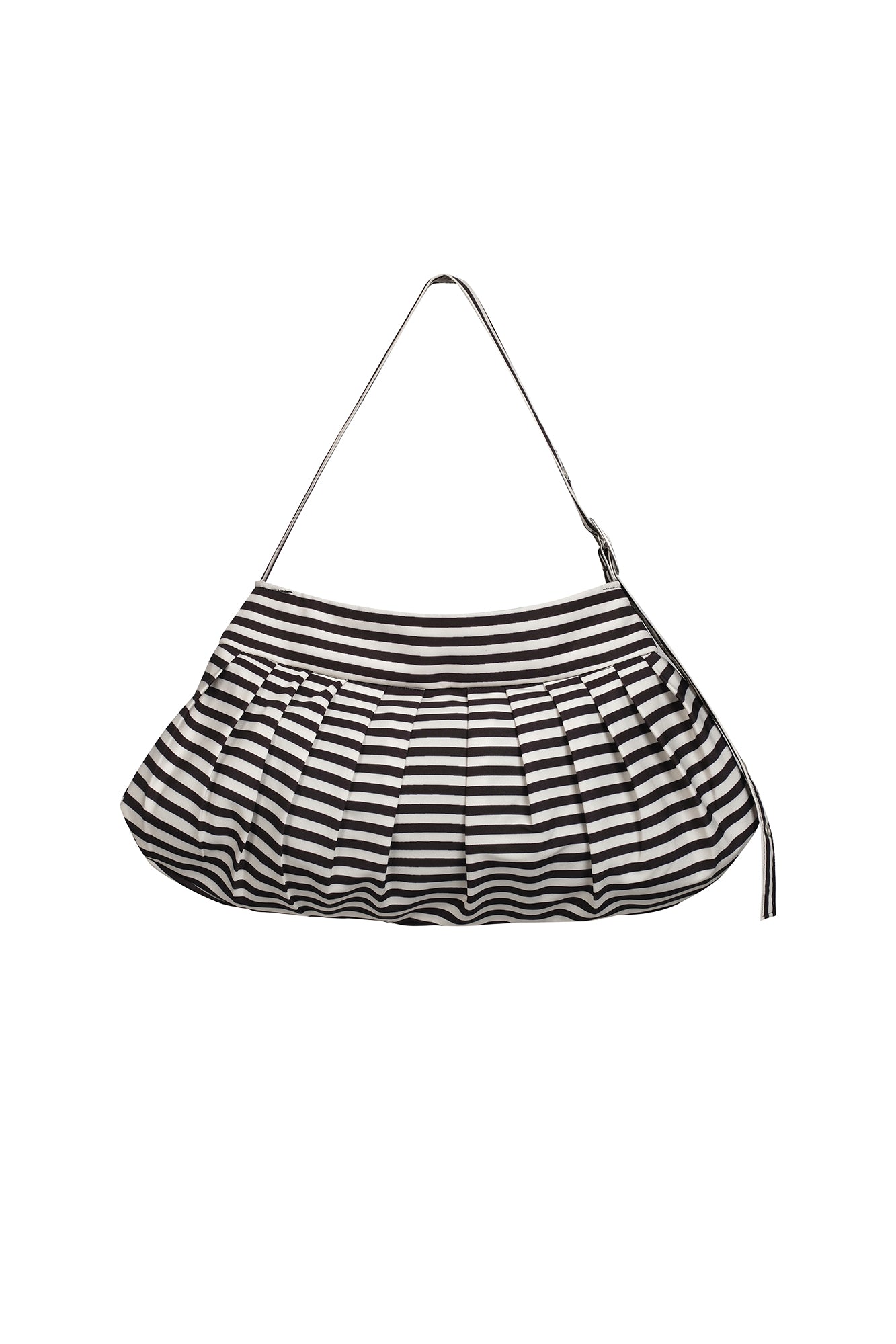 COSTUSTOOT Pleated Buckle Shoulder Bag