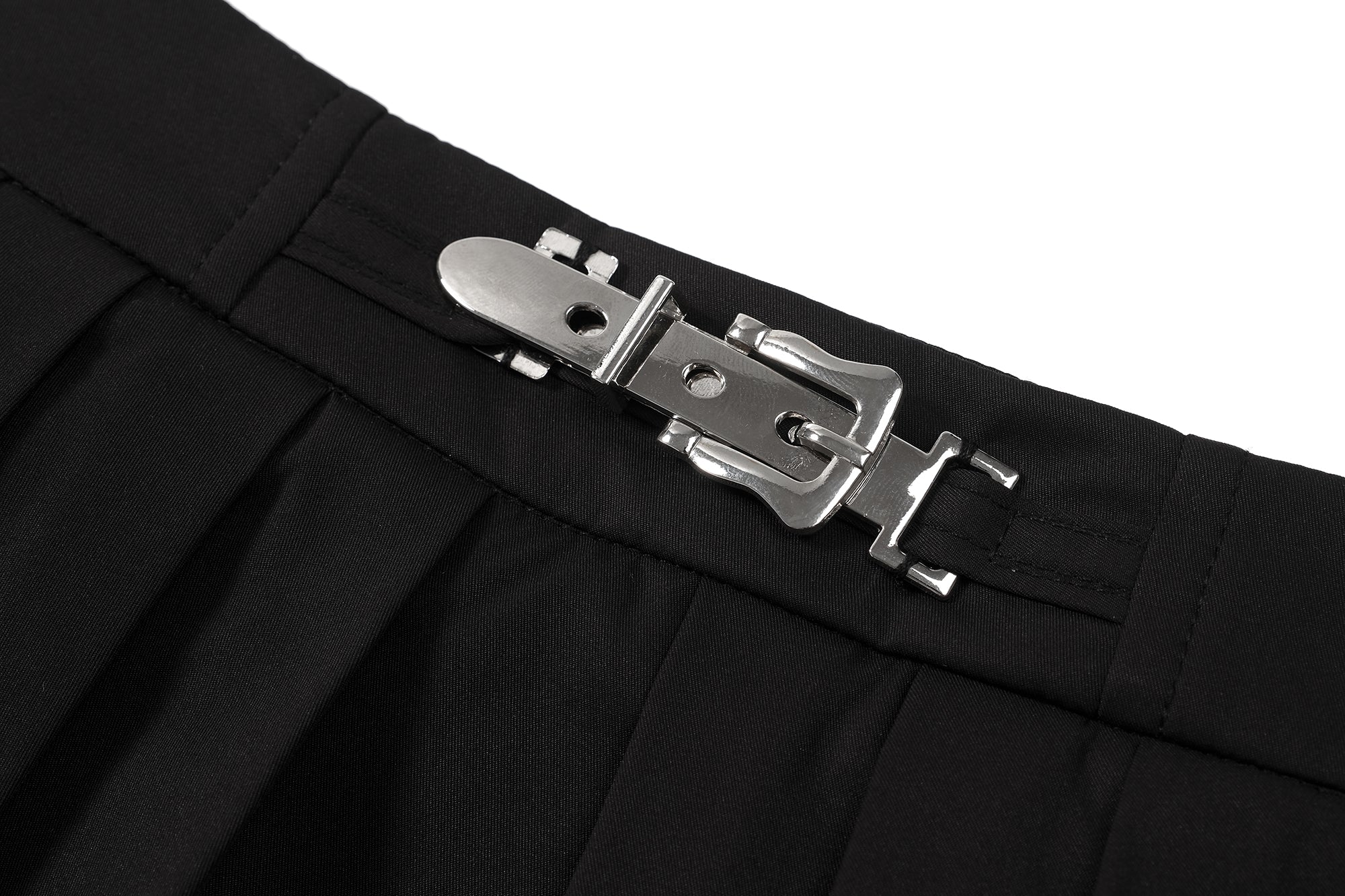 COSTUSTOOT Pleated Buckle Shoulder Bag