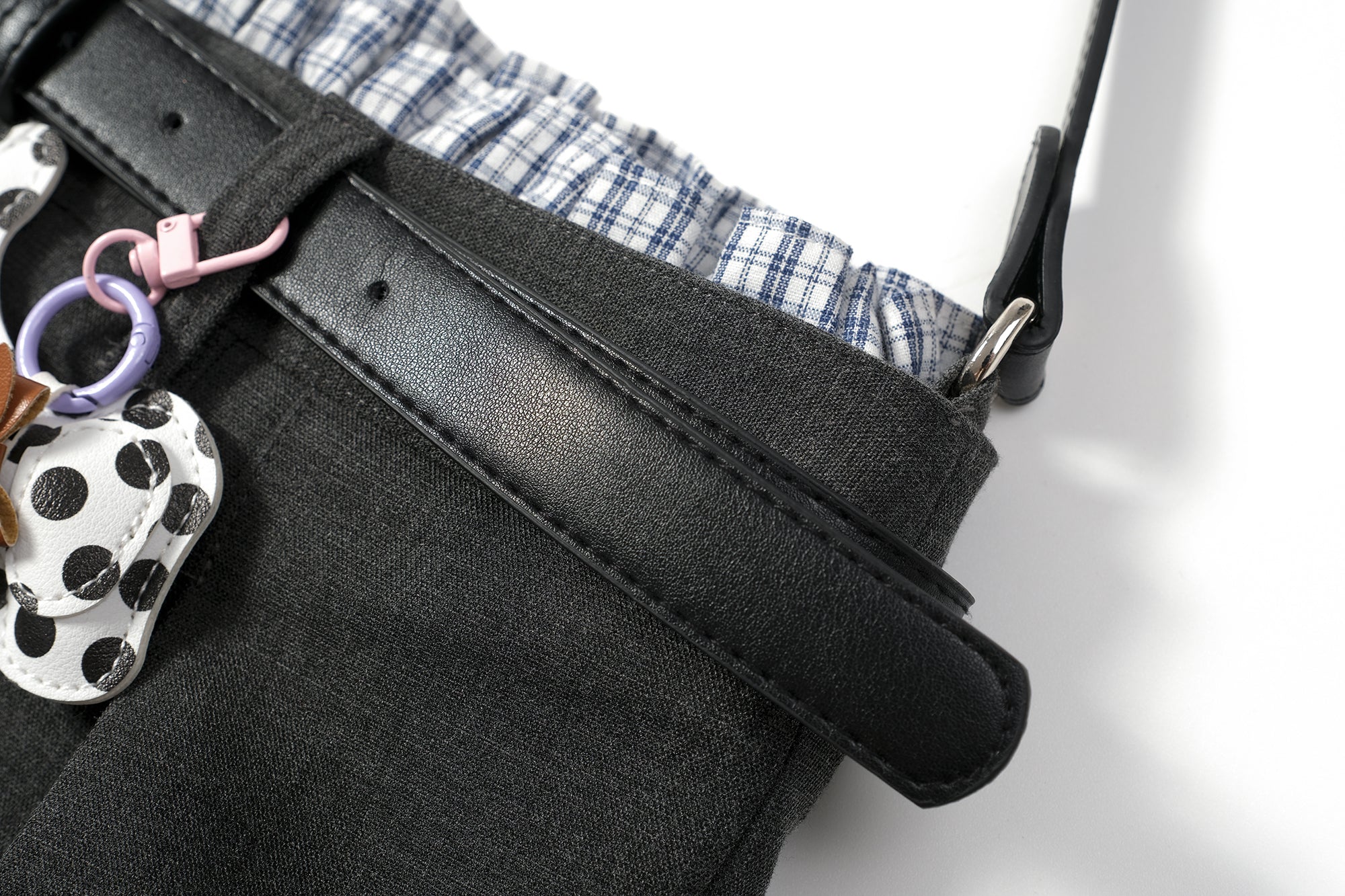 COSTUSTOOT Trouser-Waistband Spliced Shoulder Bag