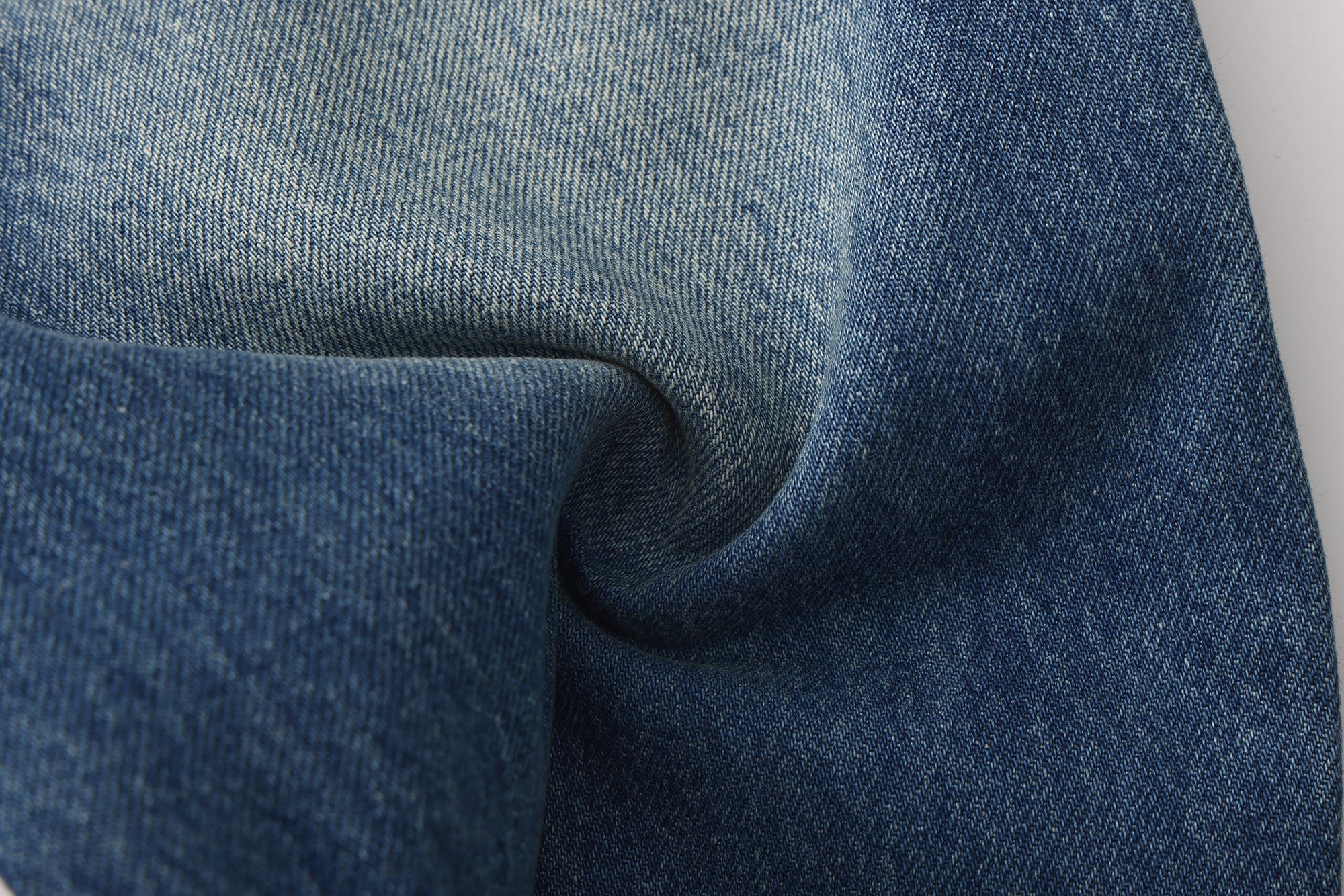 FAYCHUI Washed Diamond Paneled Jeans