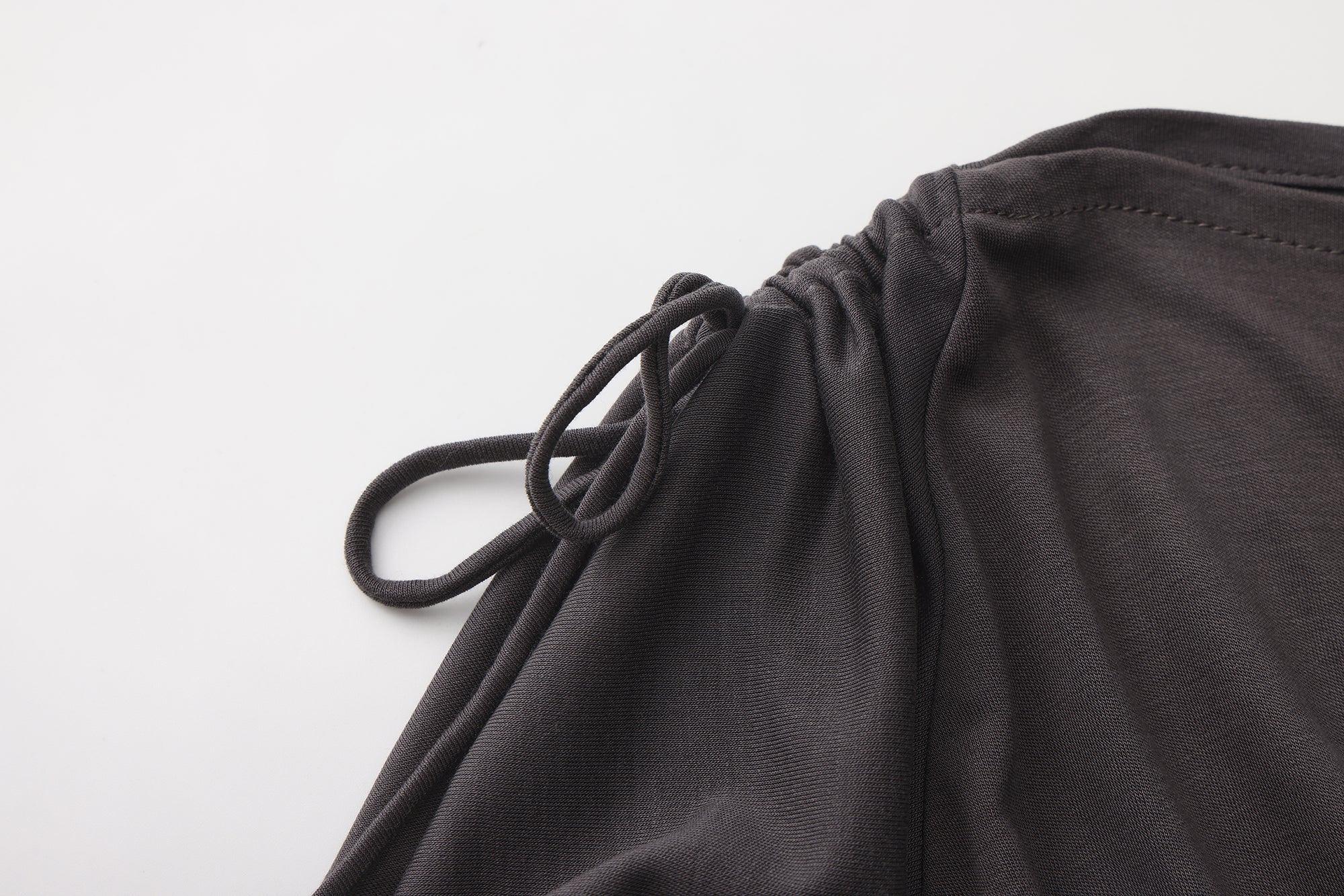 JIUWU PARK Draped Crochet Panel Tee