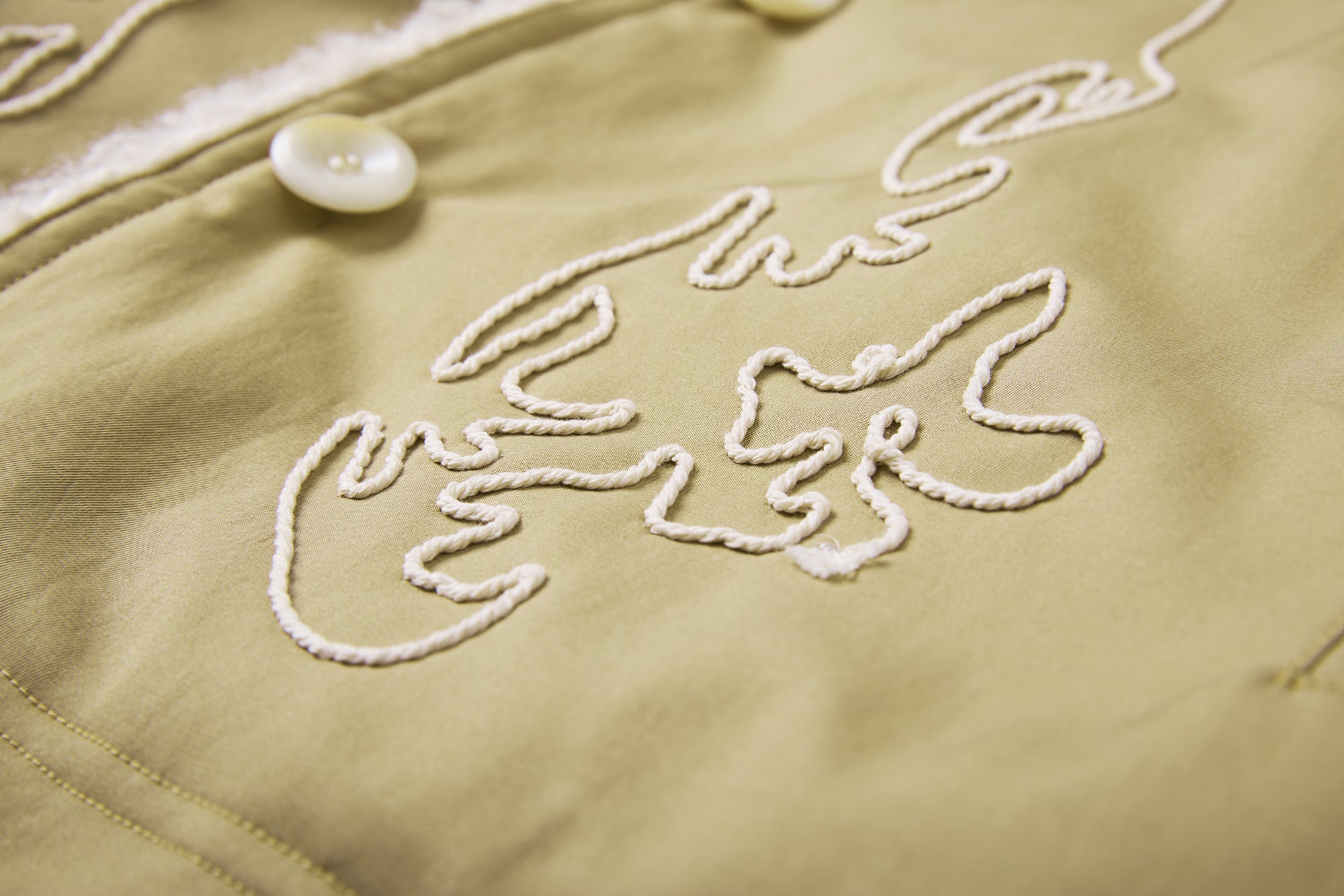 SAME FLOW Reversible Embroidered Fleece-Lined Jacket