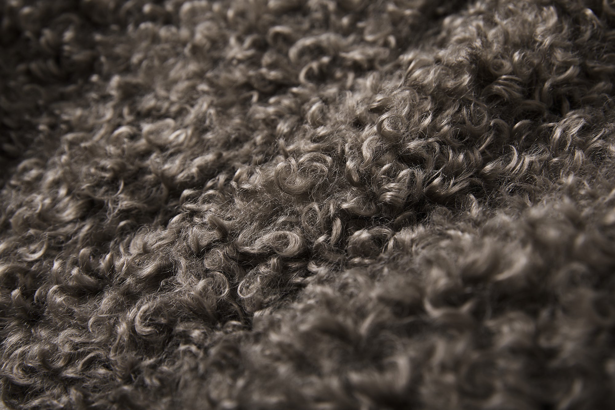 SAME FLOW Curly Faux Shearling Toggle Vest