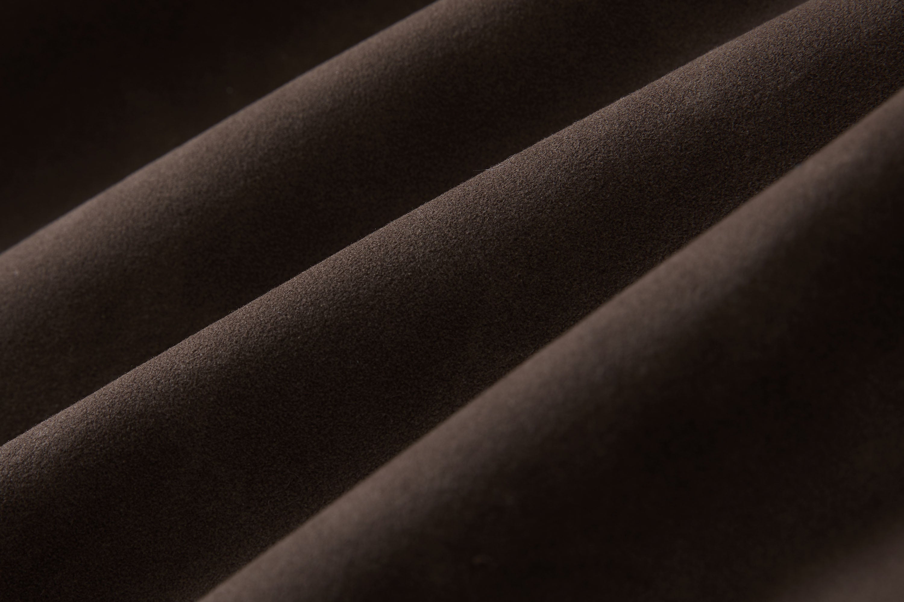 SAME FLOW Contrast Collar Embroidered Suede Jacket