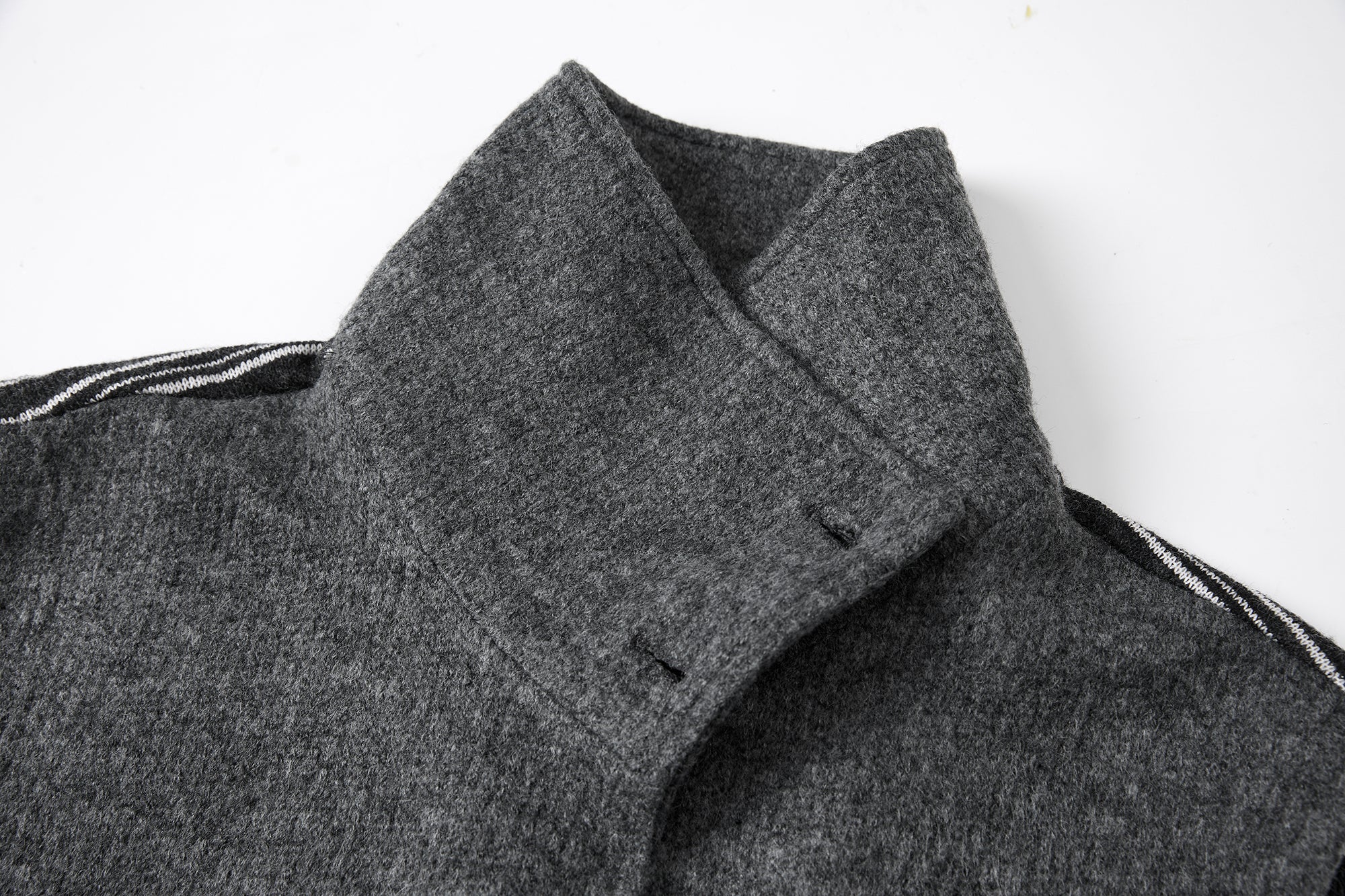 SAME FLOW Belted Reversible Wool-Blend Knit Vest