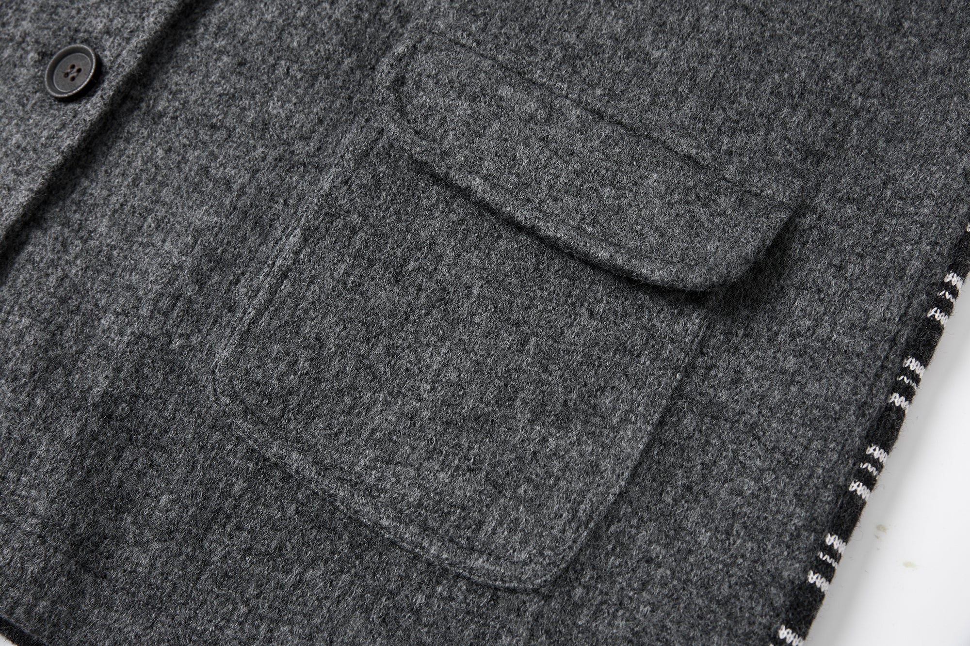 SAME FLOW Belted Reversible Wool-Blend Knit Vest