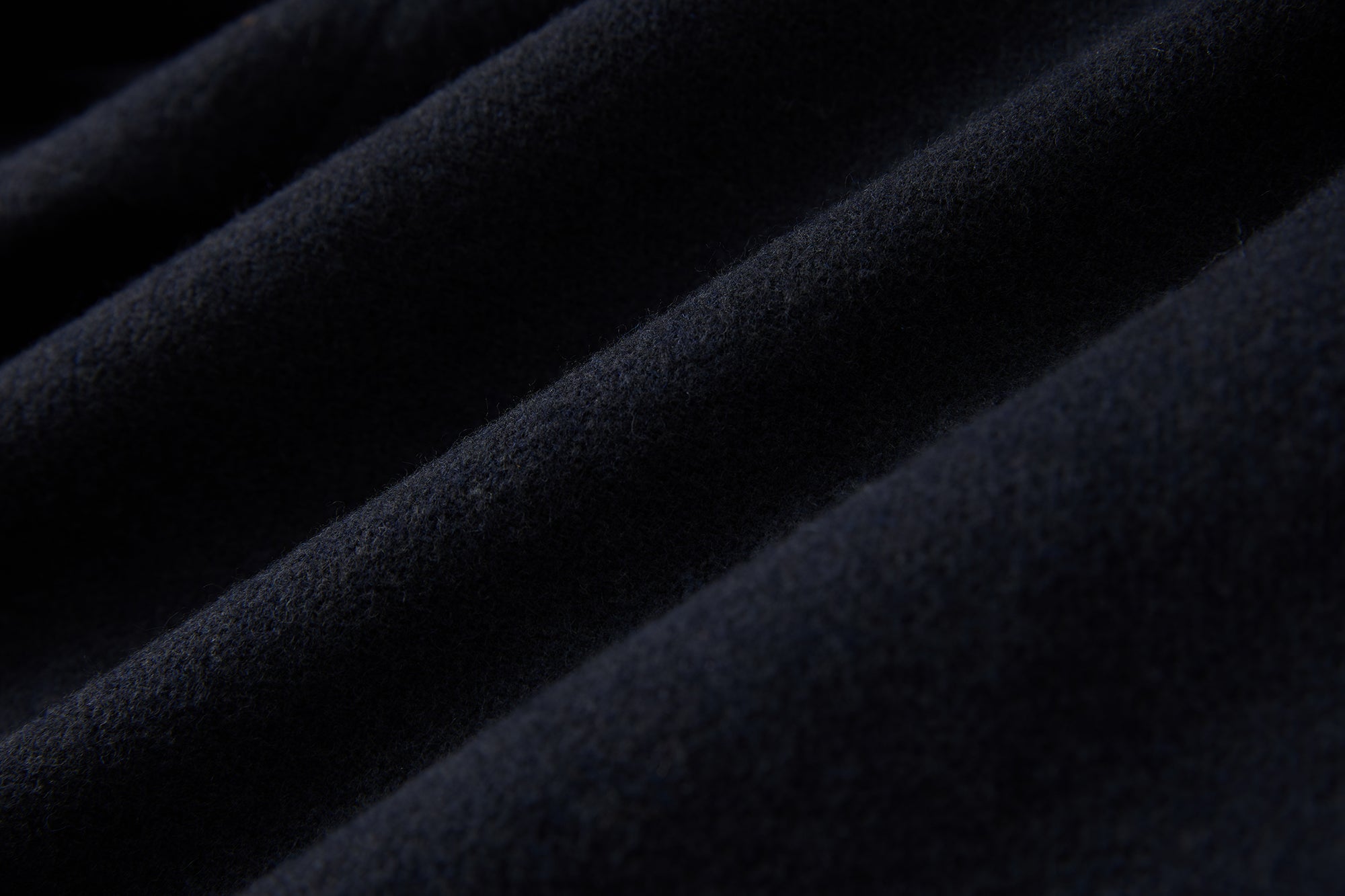 SAME FLOW Contrast Knit Collar Belt Wool-Blend Jacket