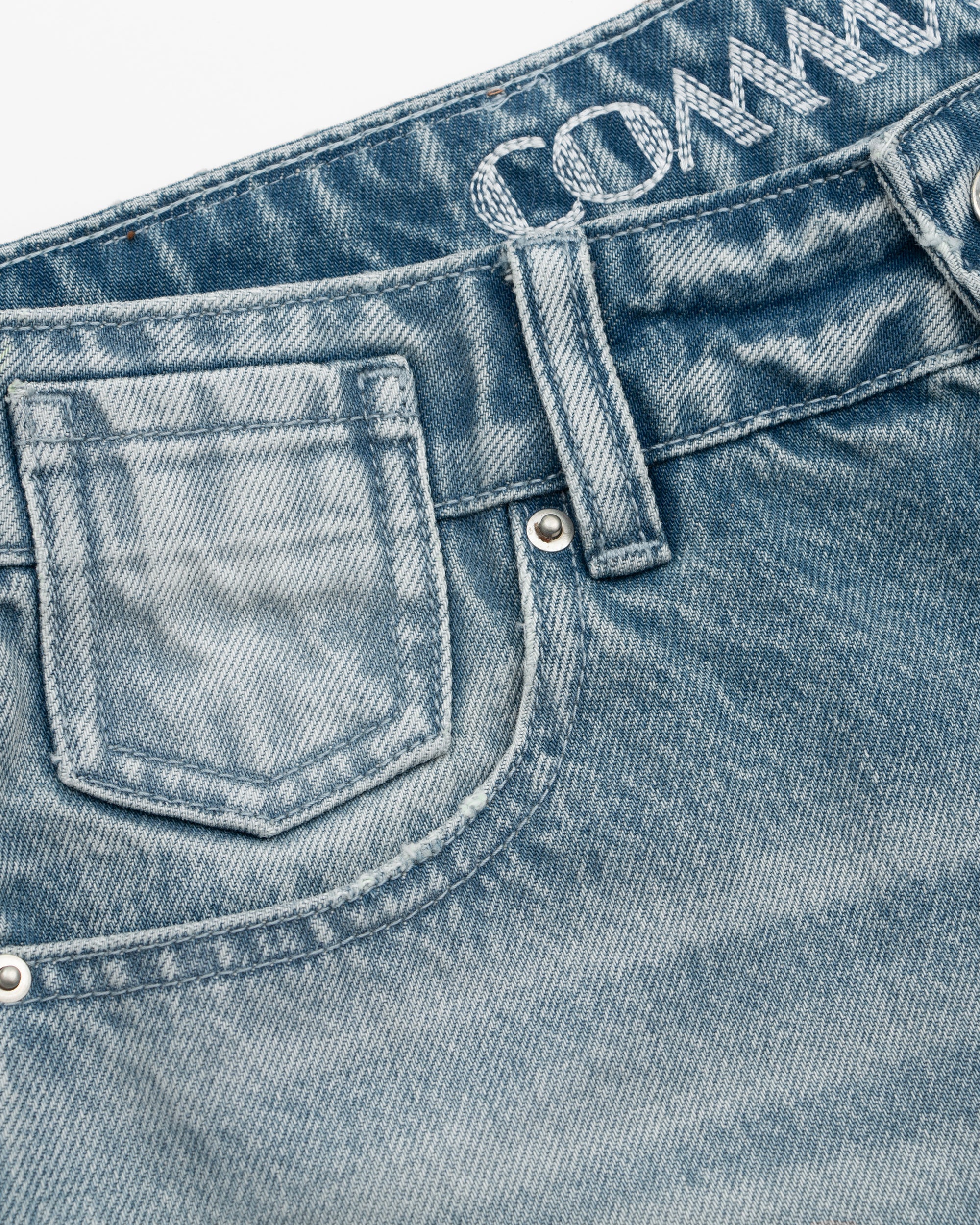 COMMAND N Retro Washed Micro-Flare Jeans