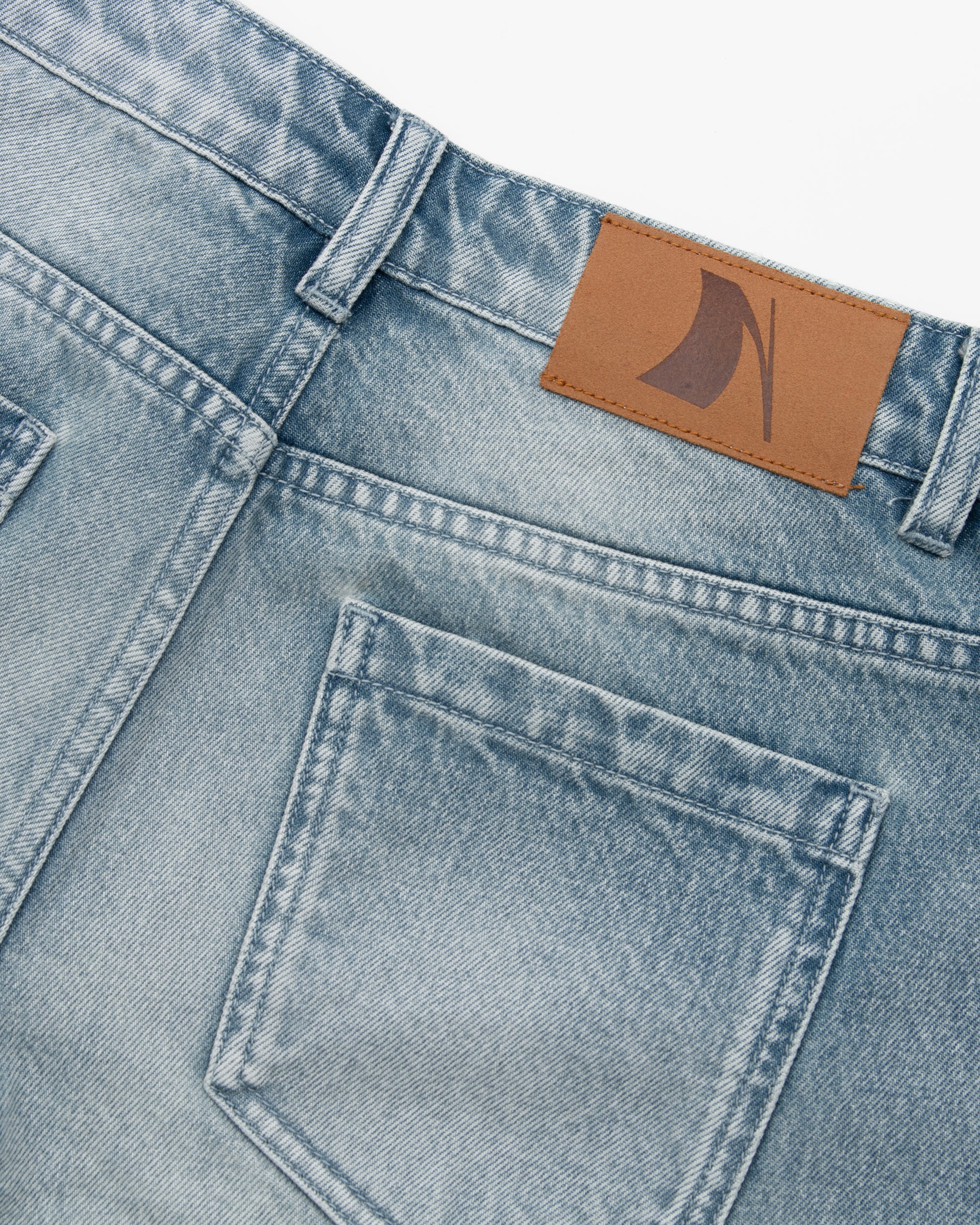 COMMAND N Retro Washed Micro-Flare Jeans