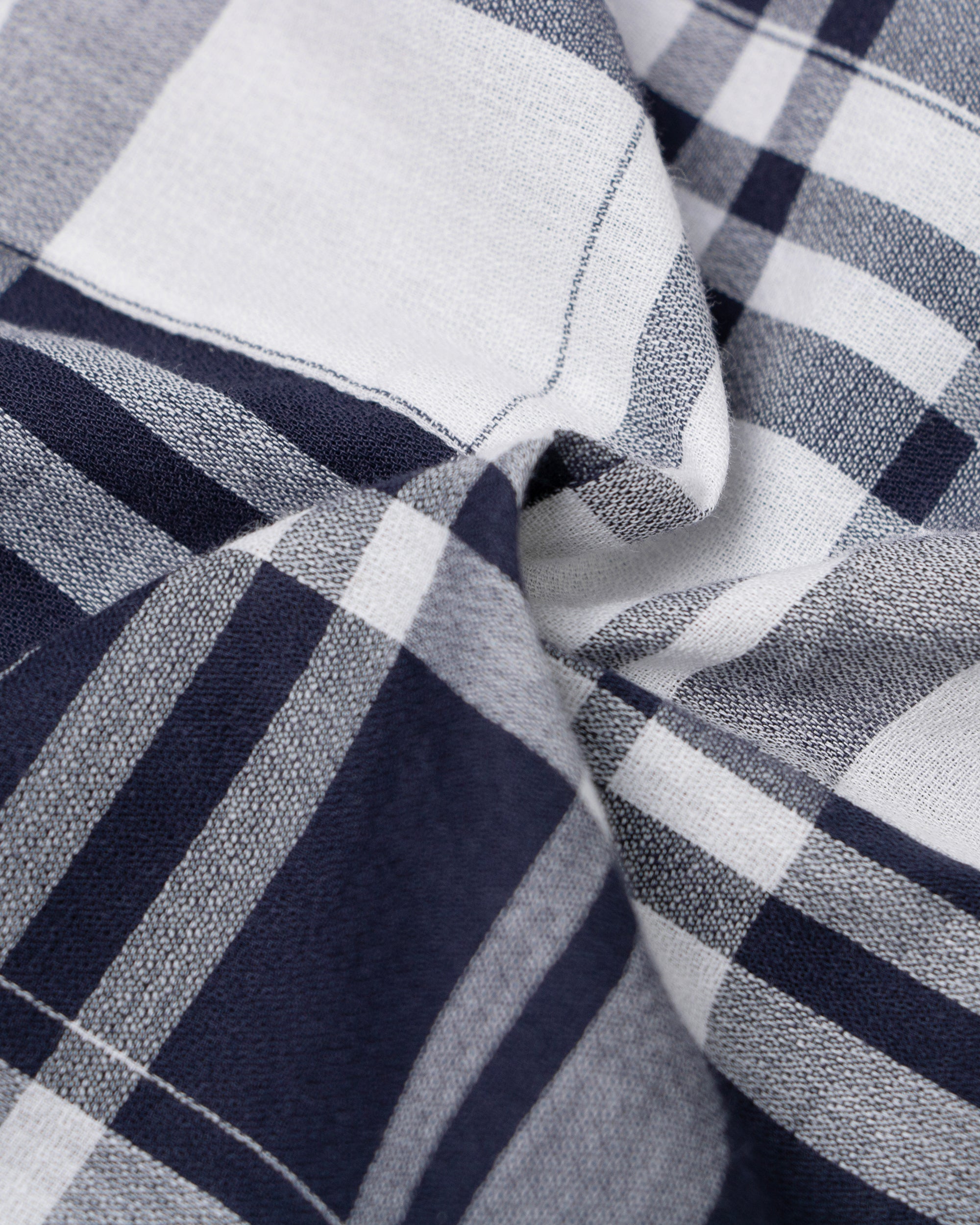 COMMAND N Spliced Plaid Relaxed Shirt
