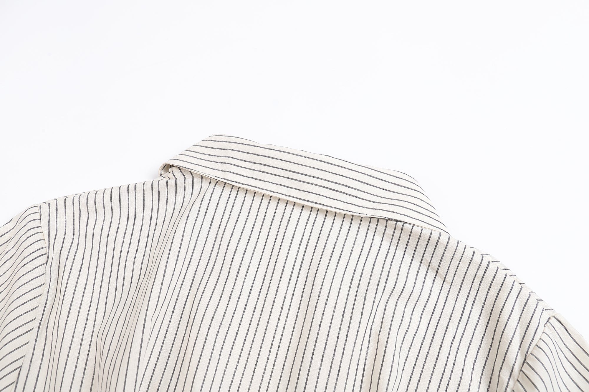 FAYCHUI Star-Embroidered Ruched Zip Shirt