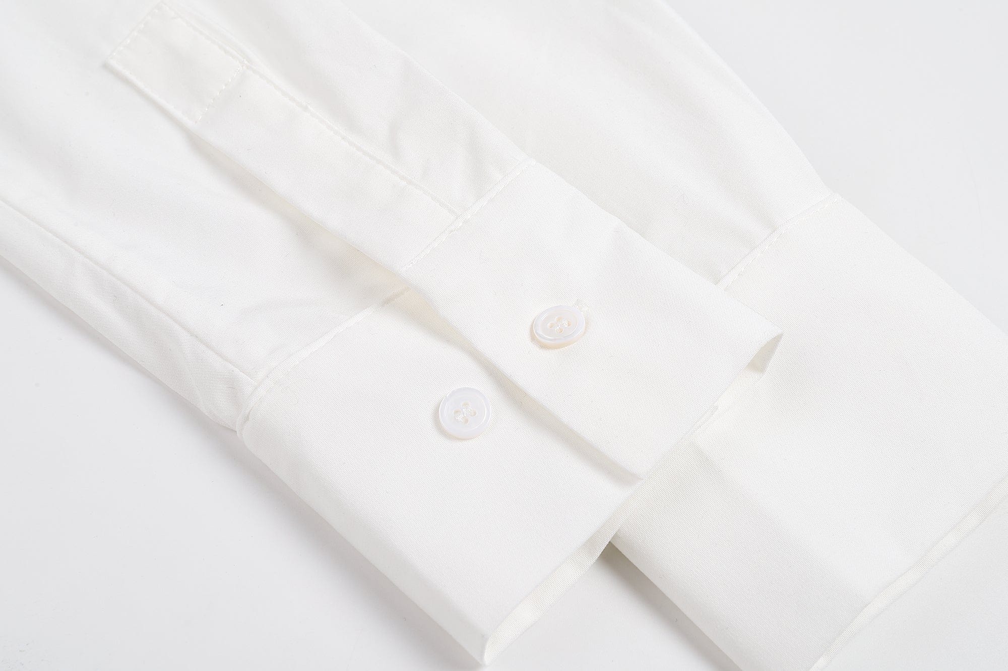 FAYCHUI Star-Embroidered Ruched Zip Shirt