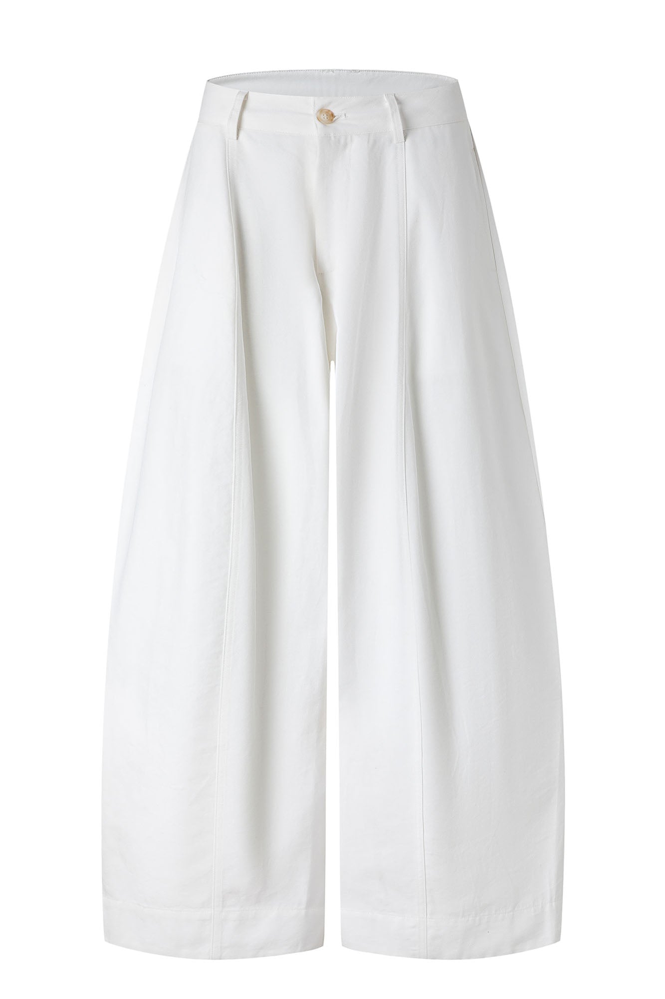 ARTIFICIAL WORLD Essential Oversized Curved-Leg Pants