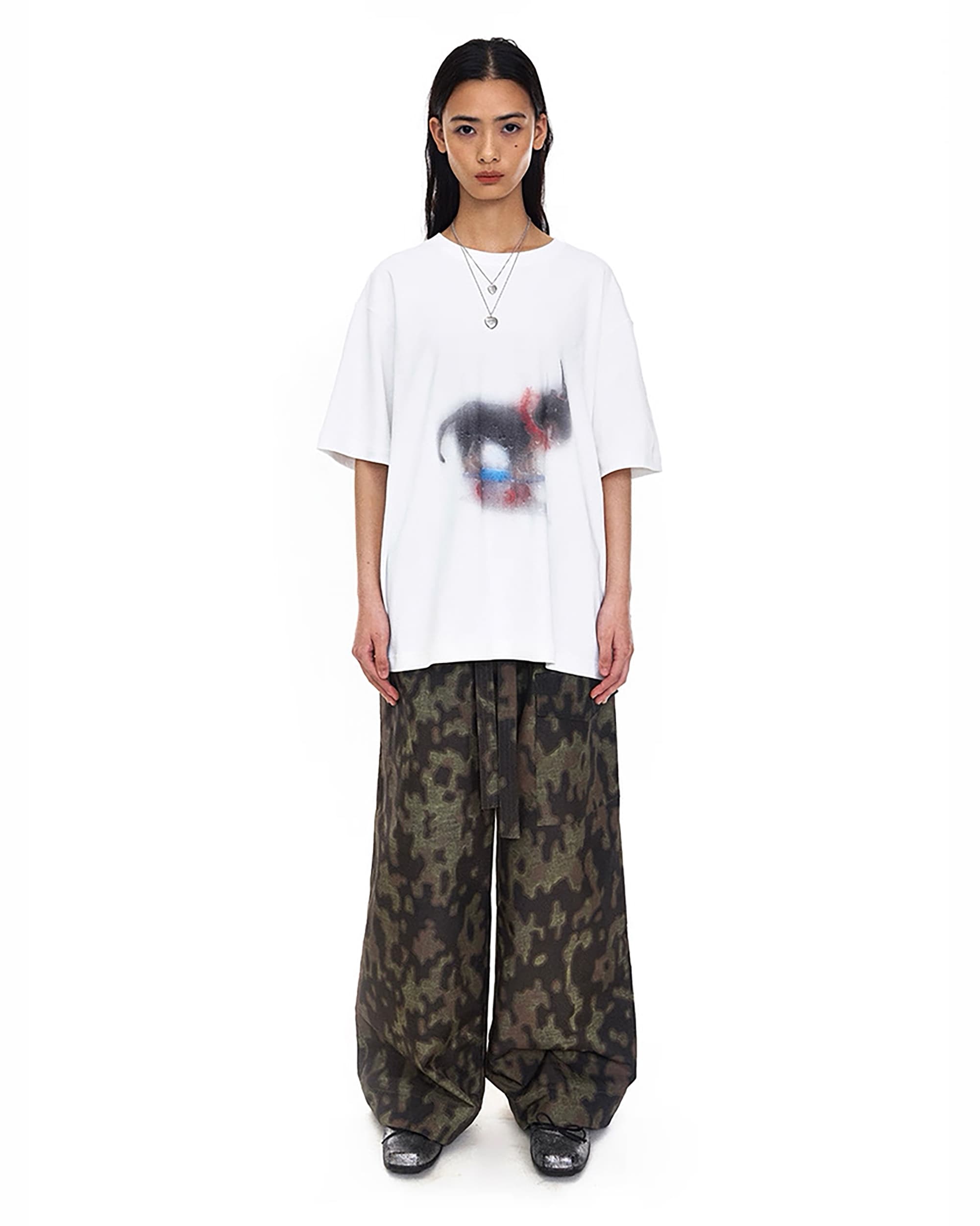 NEVERSEEZ Oversized Drawstring Utility Pants