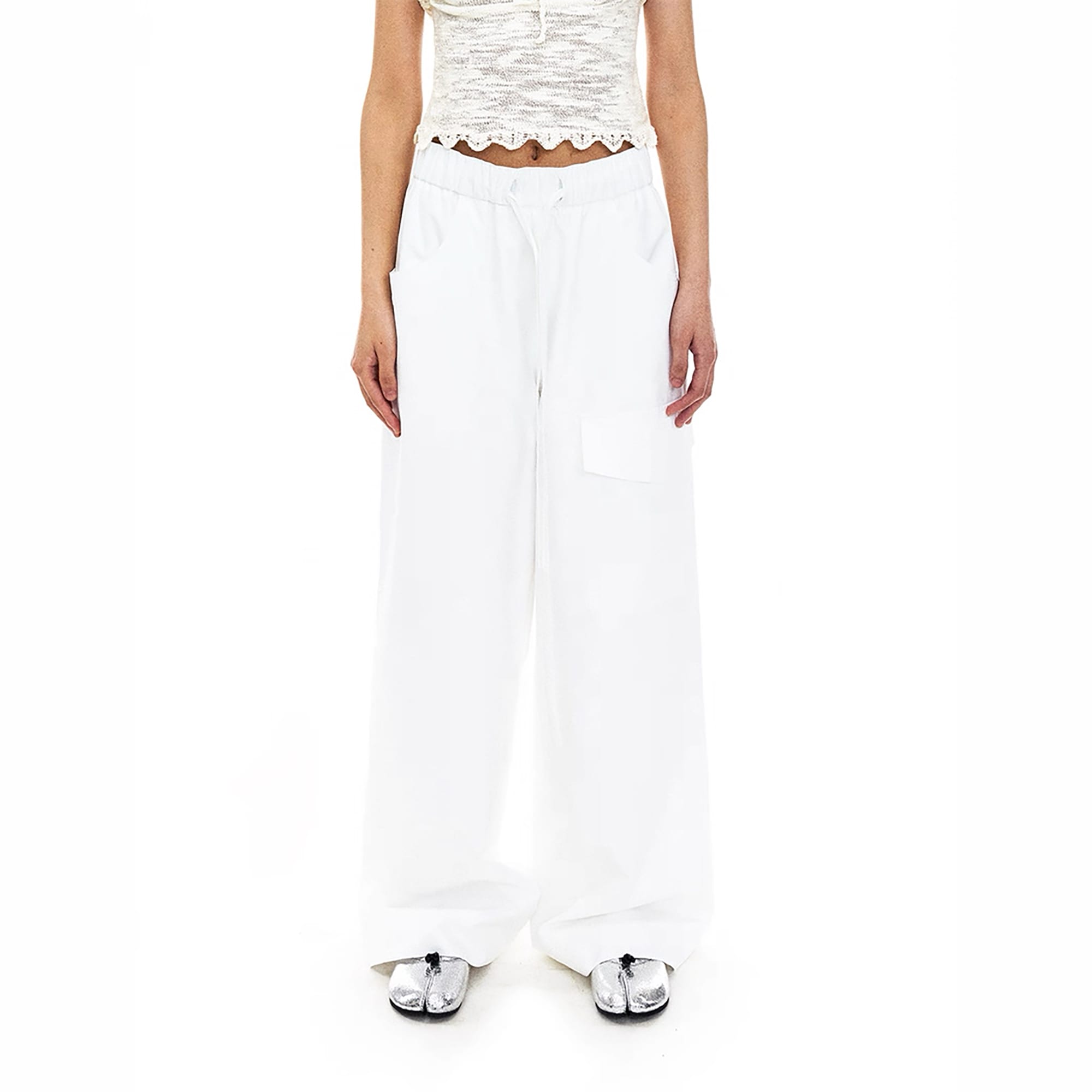 NEVERSEEZ Oversized Drawstring Utility Pants
