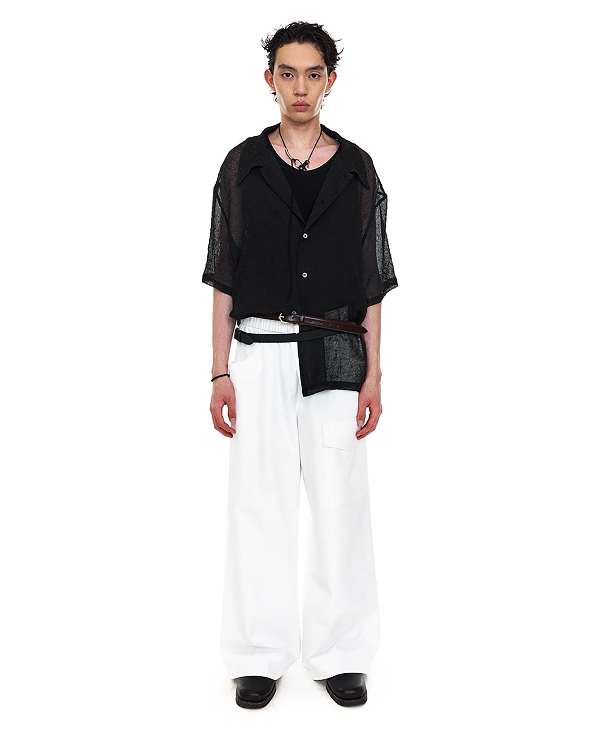 NEVERSEEZ Oversized Drawstring Utility Pants