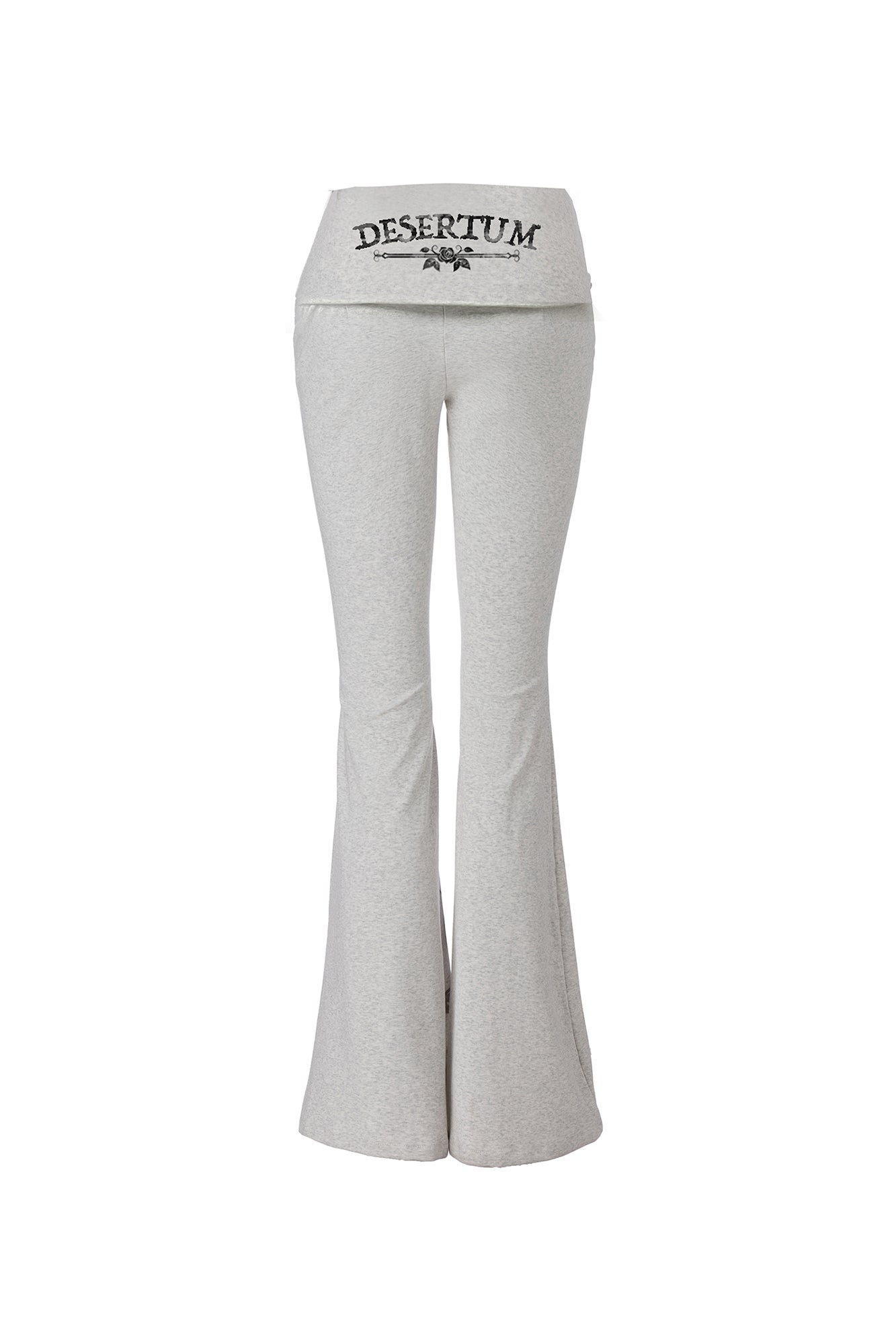 EMOHA Ruched Waist Flared Sweatpants