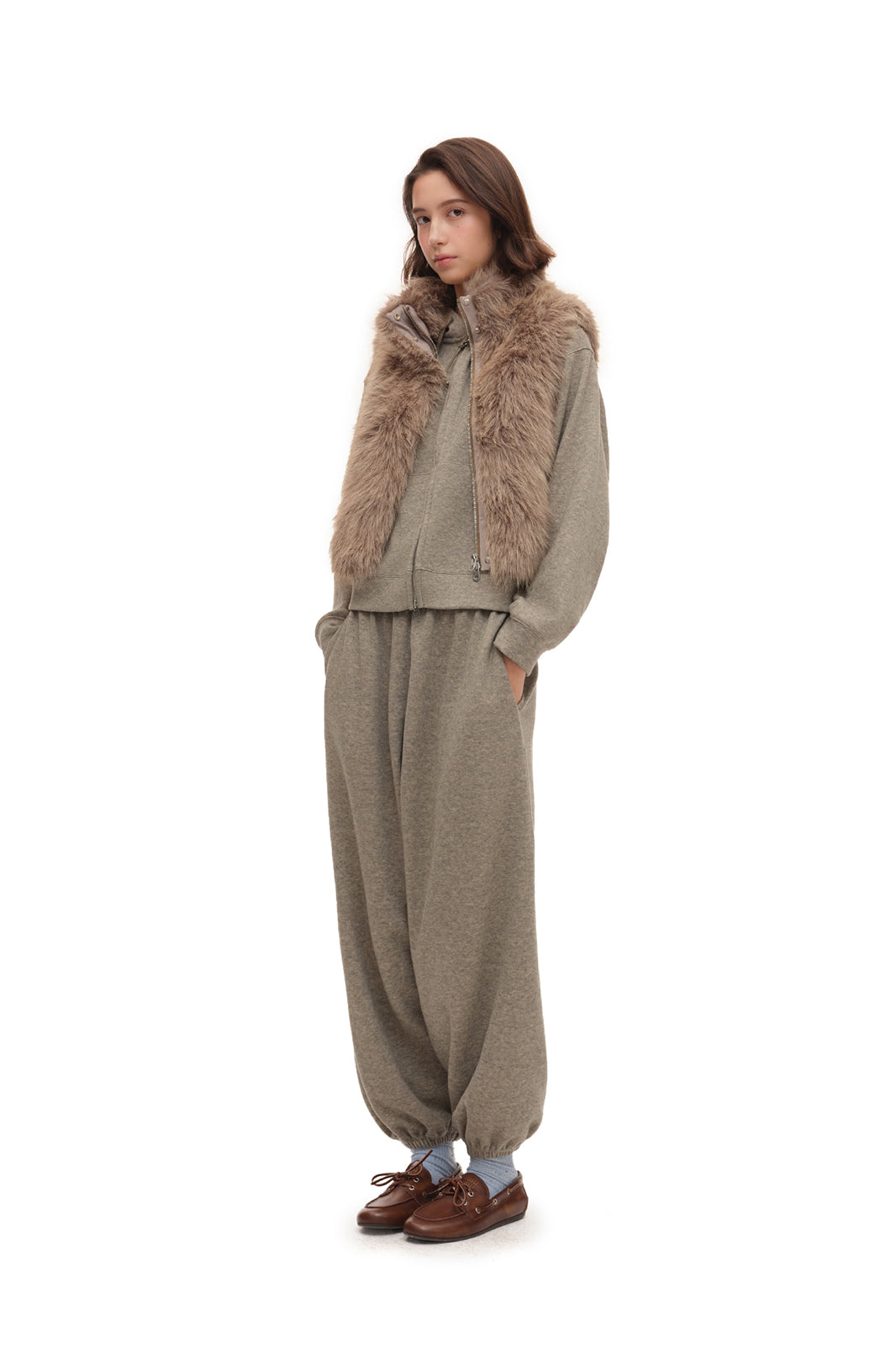 CHICCHICK Classic Drawstring Oversized Jogger